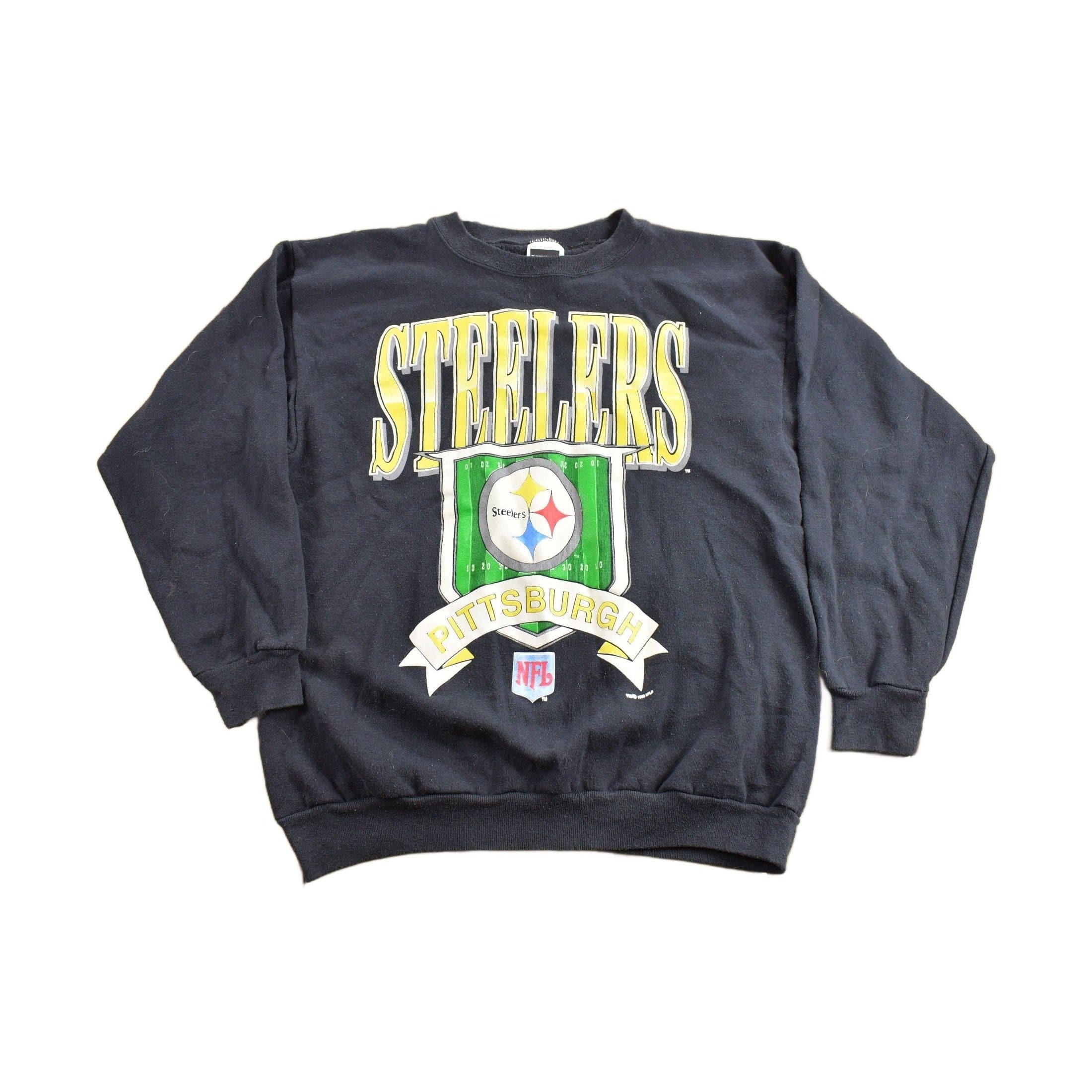 Vintage 1990s Pittsburgh Steelers NFL Crewneck Sweatshirt Men's Large