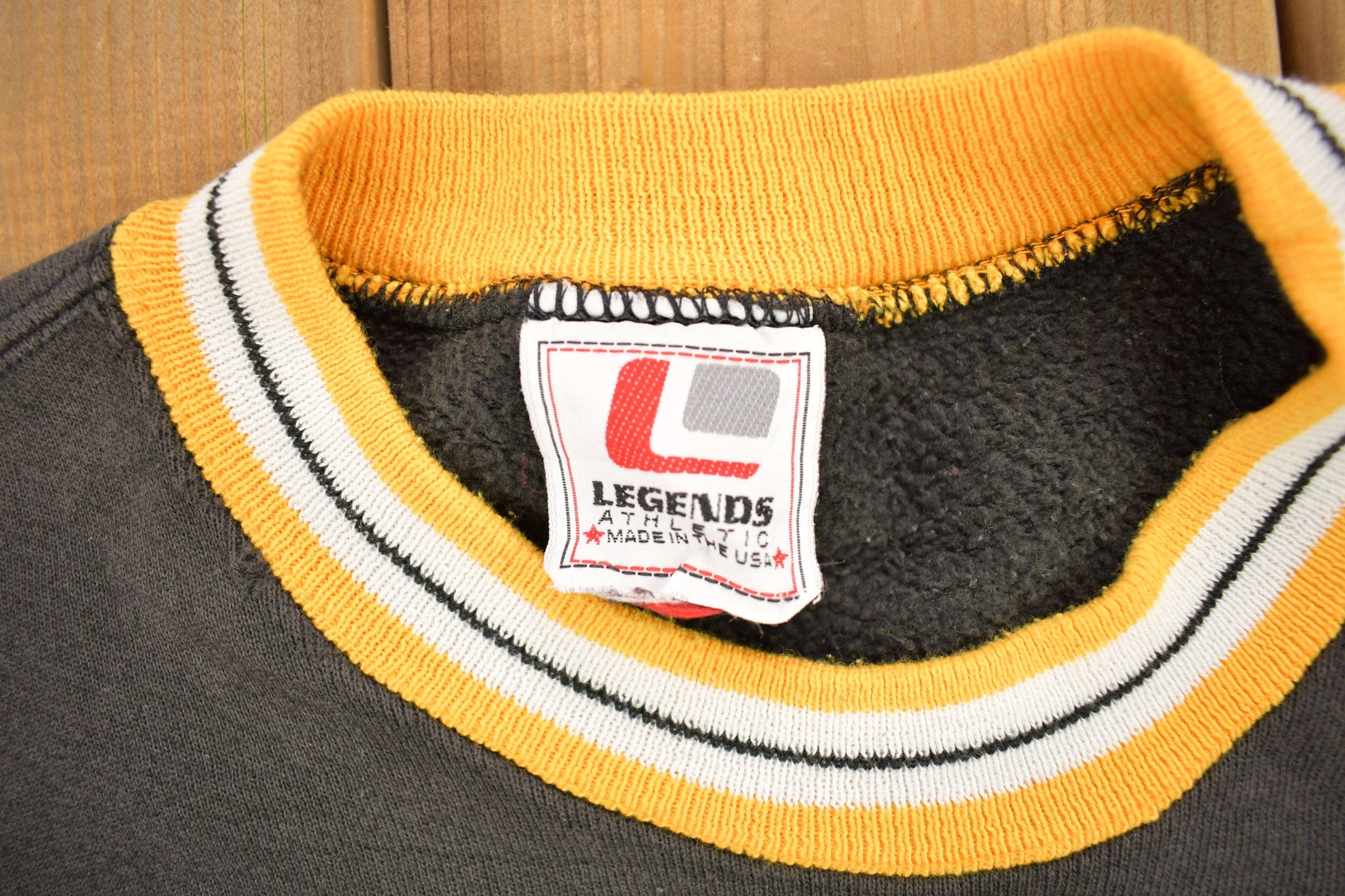 Vintage 1990s Pittsburgh Steelers NFL Crewneck Sweatshirt Men's Large - Image 6
