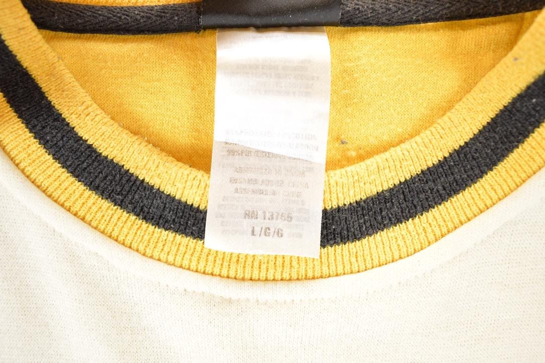 Vintage 1990s Pittsburgh Steelers Pro Player NFL Crewneck Sweatshirt Men's L - Image 5