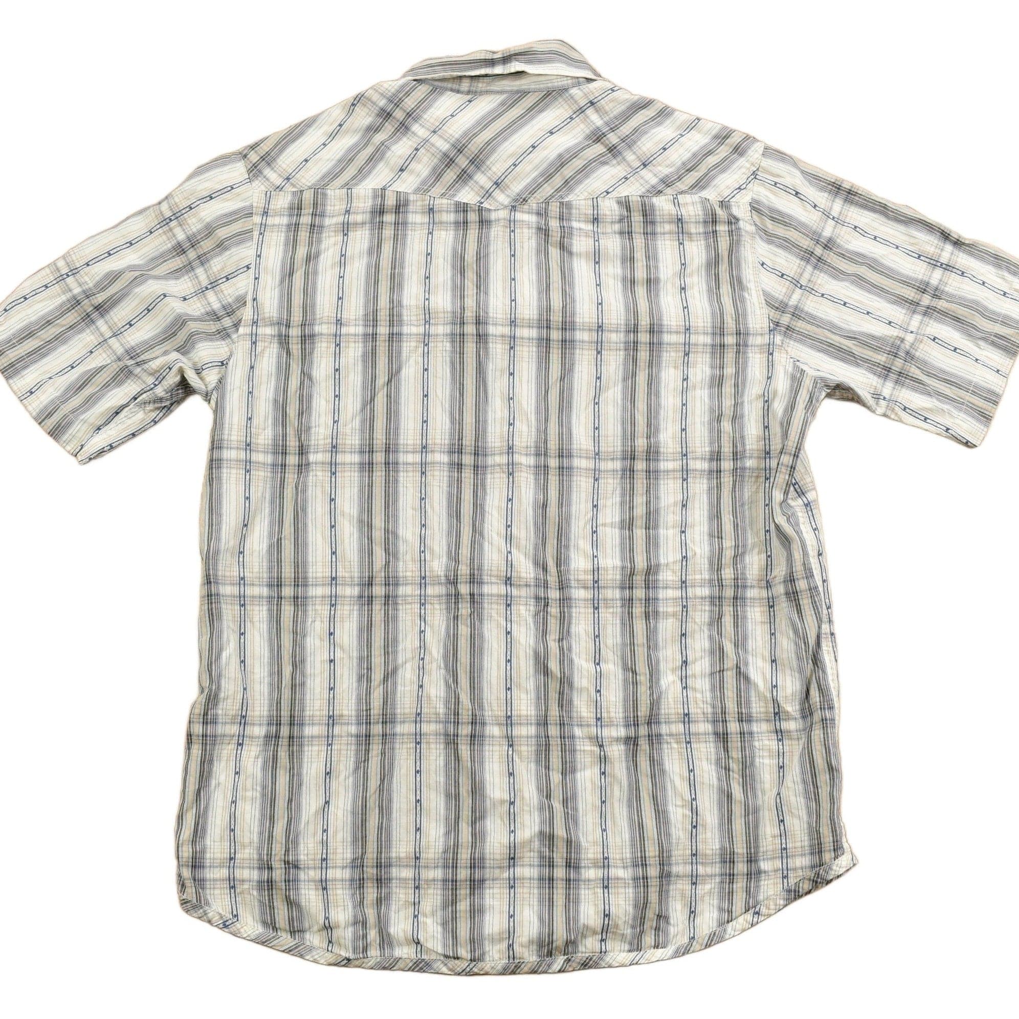 Vintage 1990s Plains Plaid Western Button Up Shirt Men's Medium - Image 2