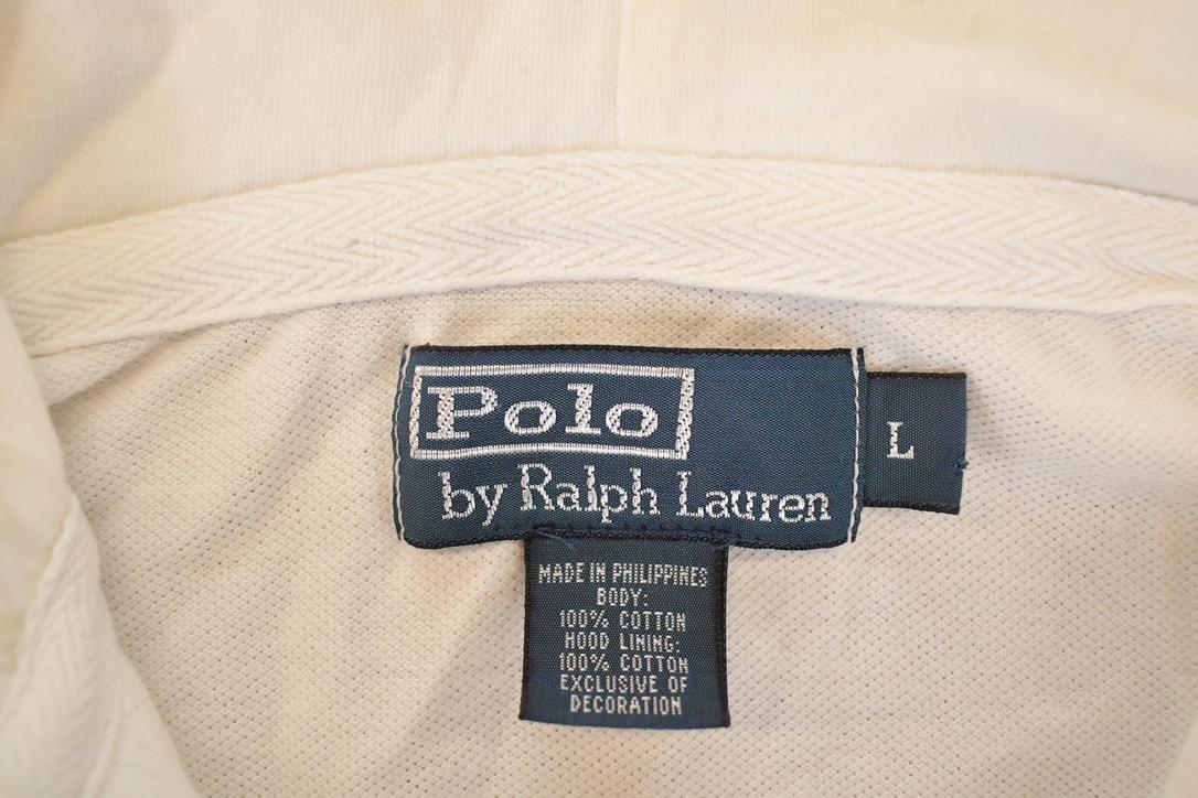 Vintage 1990s Polo By Ralph Lauren Embroidered Horse Logo Full Zip Hoodie Sweatshirt Men's M - Image 4