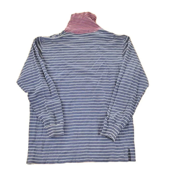 Vintage 1990s Polo By Ralph Lauren Nautical Knit Turtleneck Sweater Mens M - Image 2