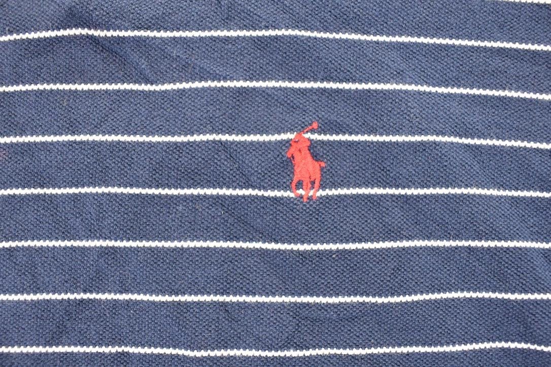 Vintage 1990s Polo By Ralph Lauren Nautical Knit Turtleneck Sweater Mens M - Image 3
