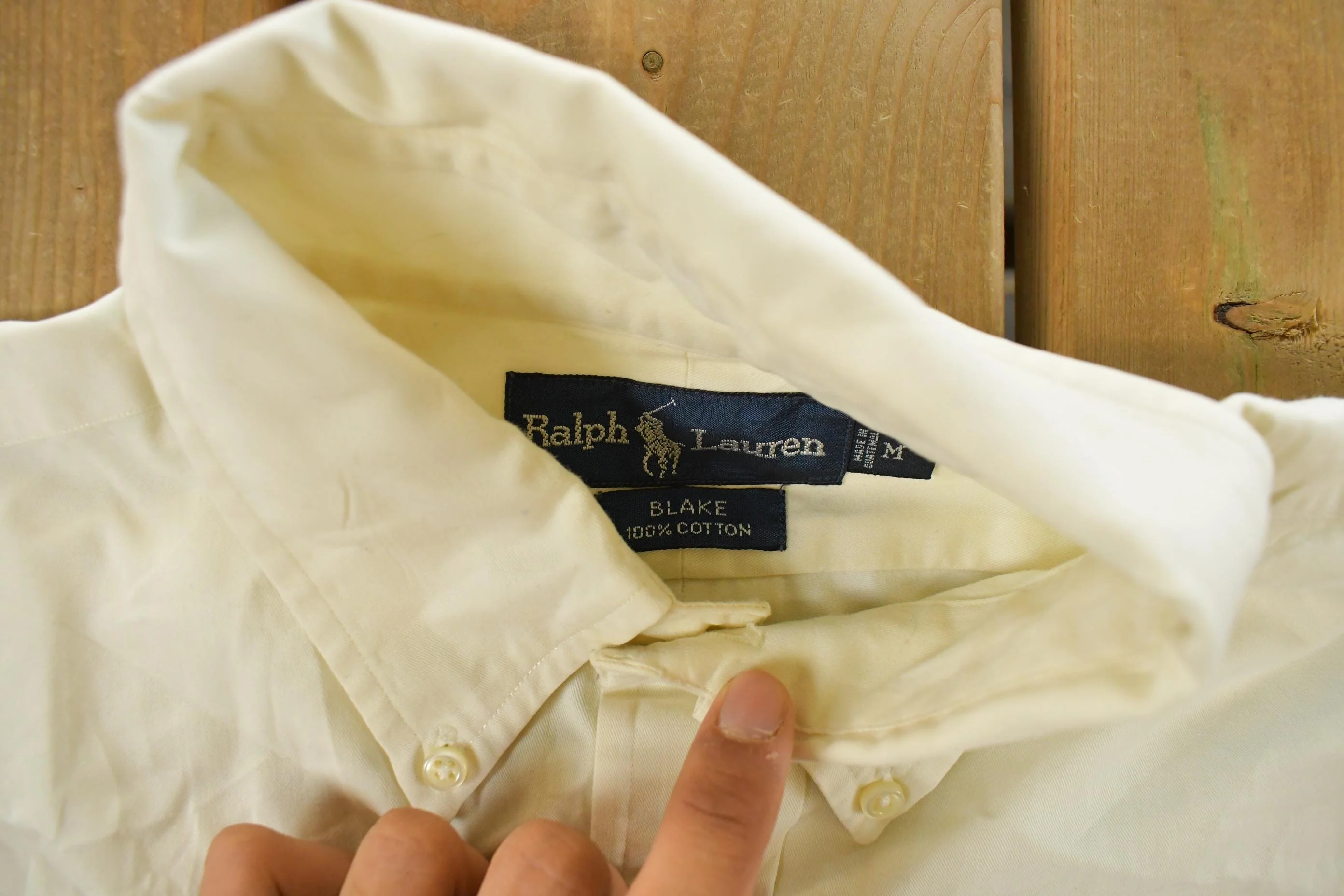 Vintage 1990s Polo Ralph Lauren Button Up Shirt Men's Large - Image 5