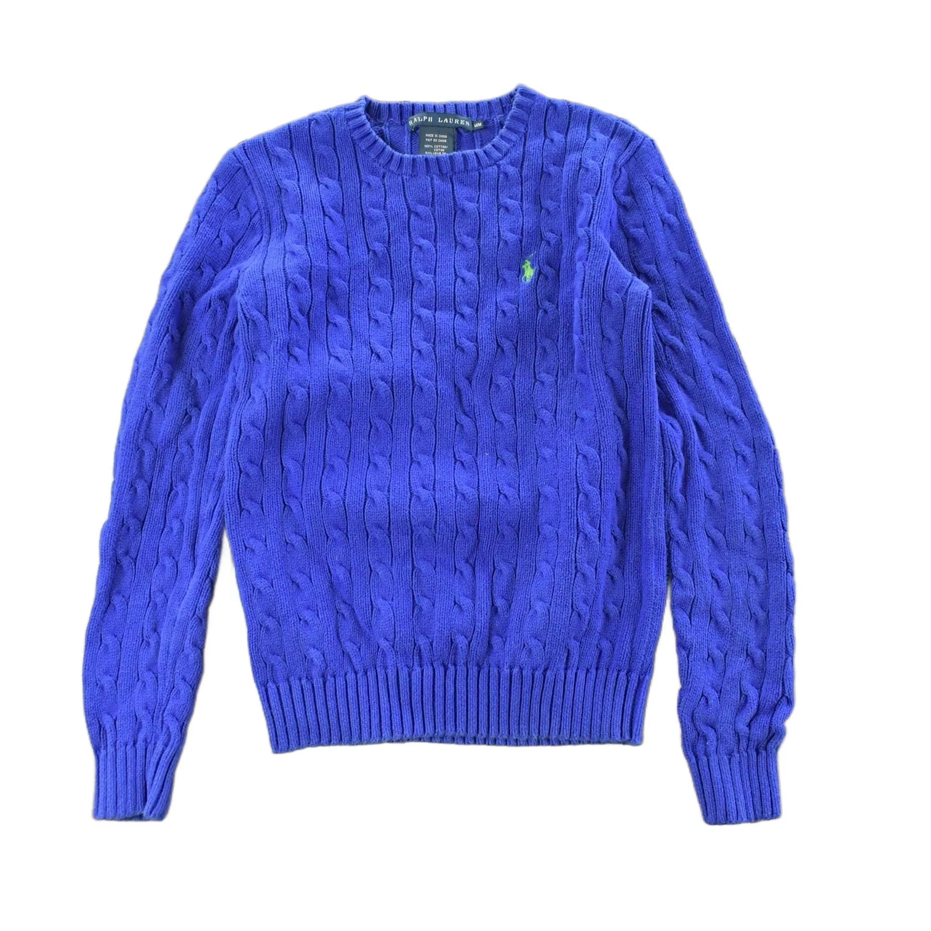 Vintage 1990s Polo Ralph Lauren Knit Sweater Youth Medium Men's Medium