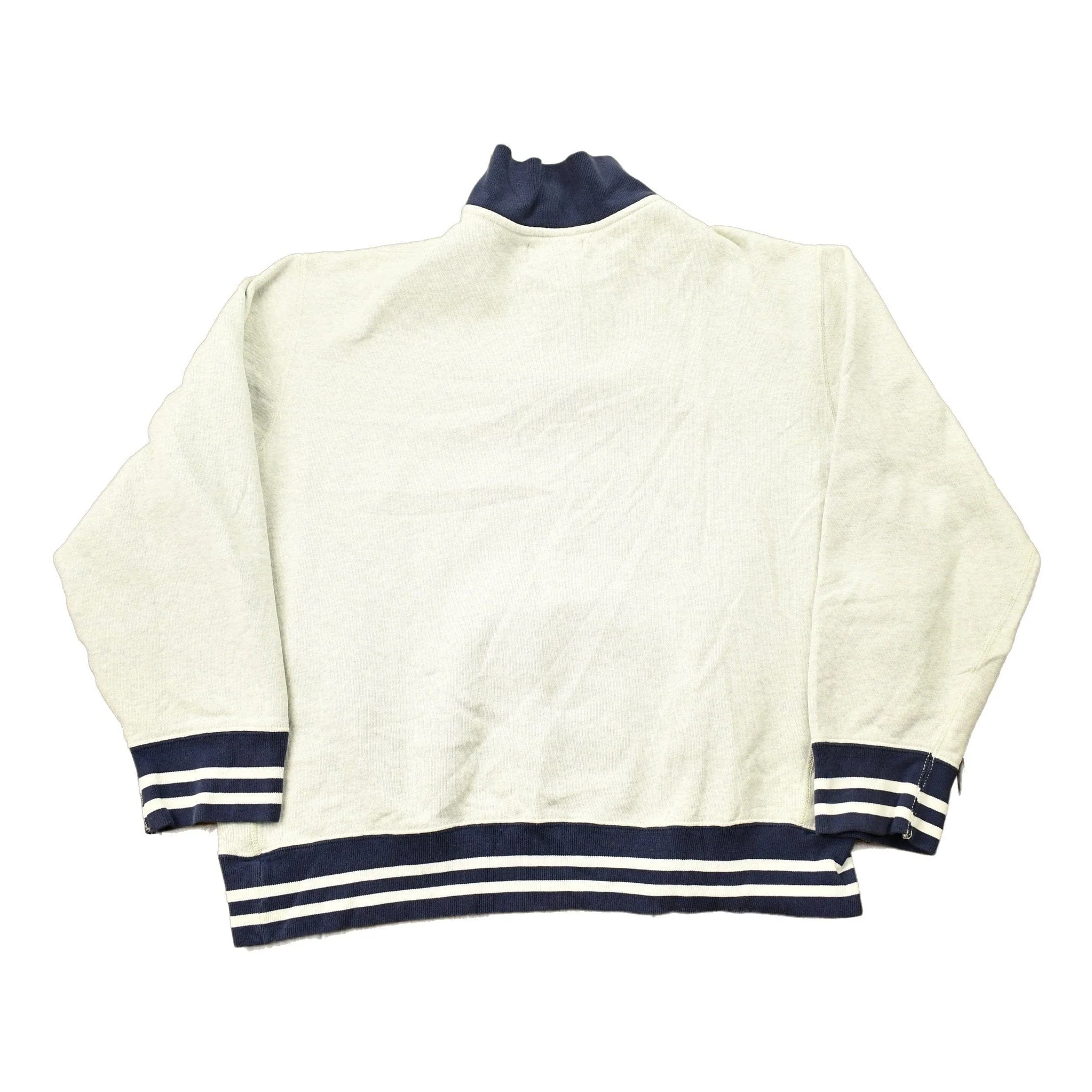 Vintage 1990s Polo Ralph Lauren P-Wing Quarter Zip Sweatshirt Men's Large - Image 2