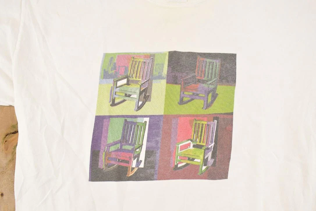 Vintage 1990's Pop Art Rocking Shirt Souvenir T-Shirt Men's M - Image 3