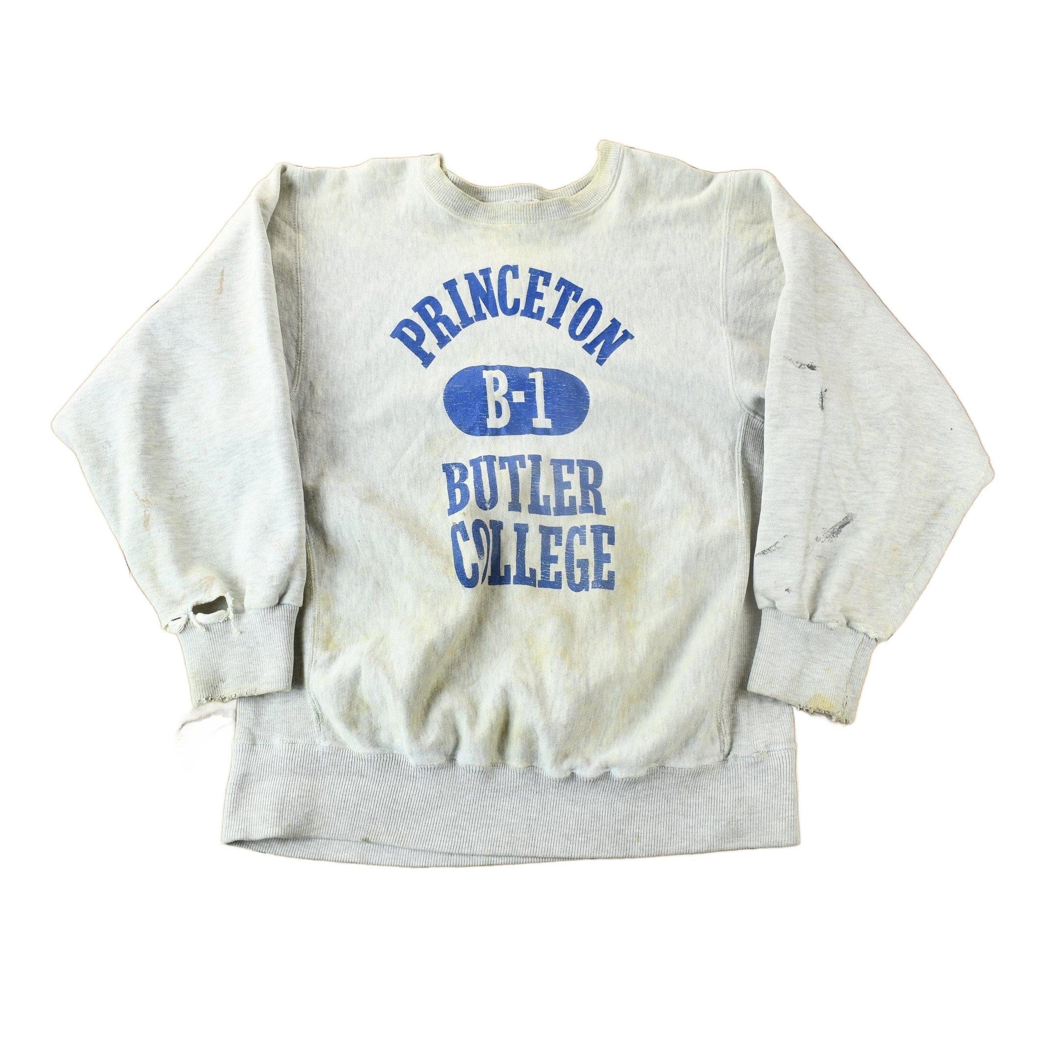Vintage 1990s Princeton B-1 Butler College Collegiate Crewneck Men's Large
