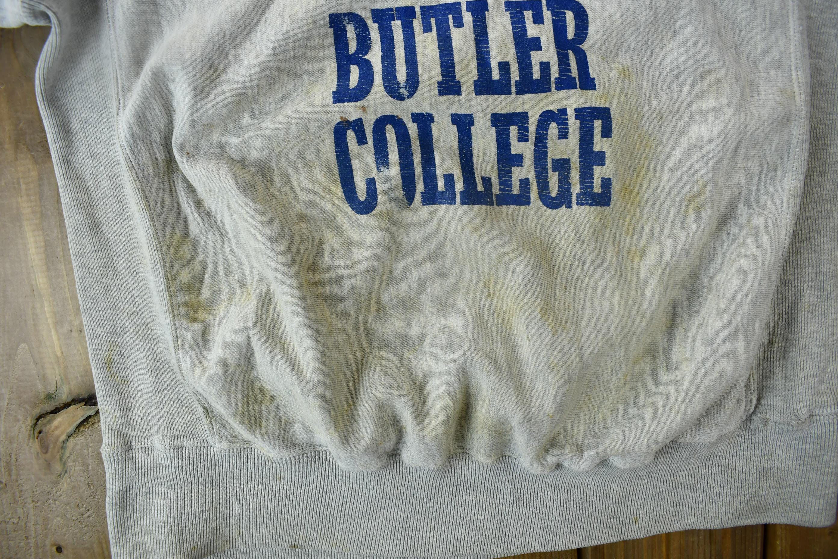 Vintage 1990s Princeton B-1 Butler College Collegiate Crewneck Men's Large - Image 3