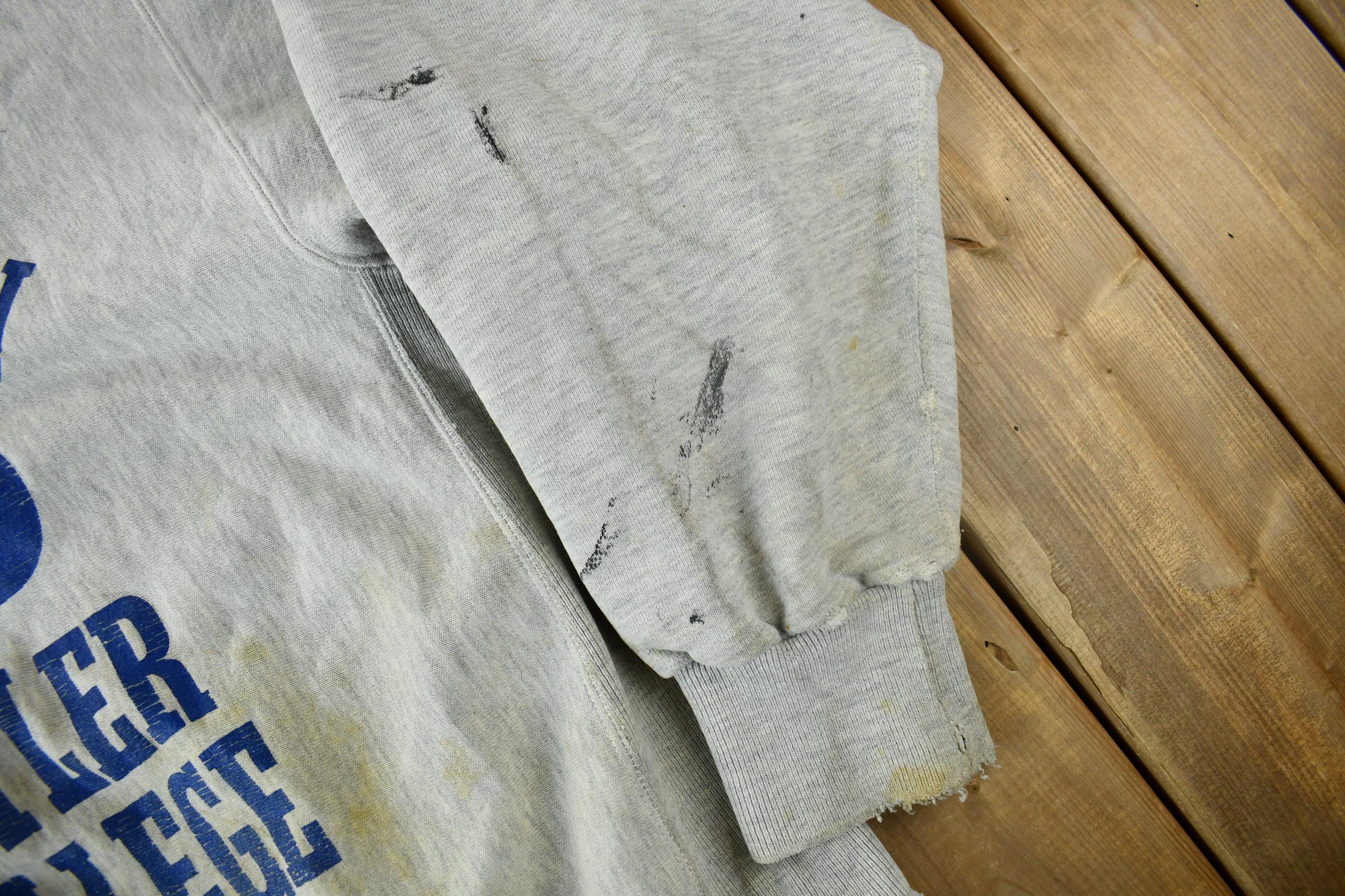 Vintage 1990s Princeton B-1 Butler College Collegiate Crewneck Men's Large - Image 5