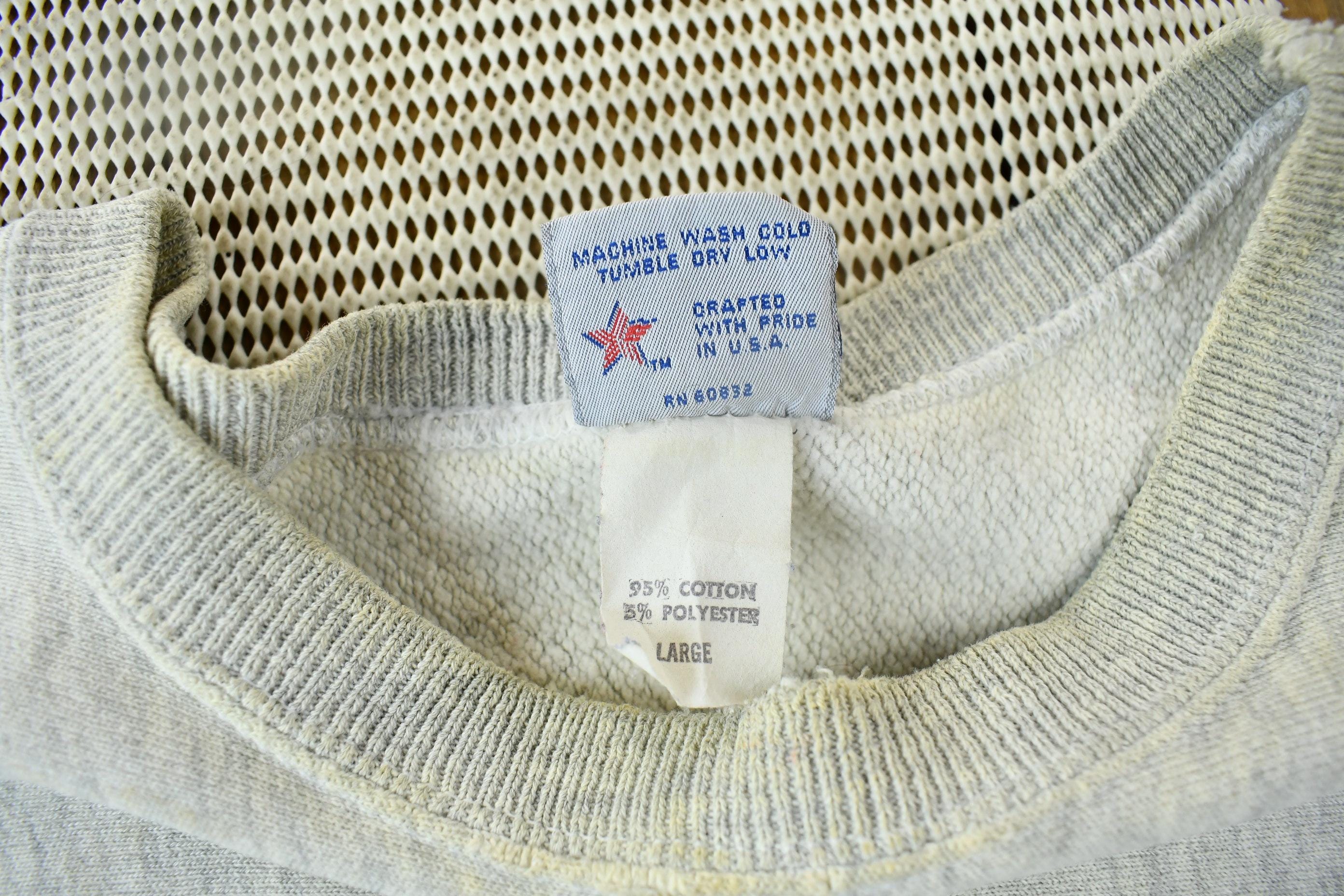 Vintage 1990s Princeton B-1 Butler College Collegiate Crewneck Men's Large - Image 7
