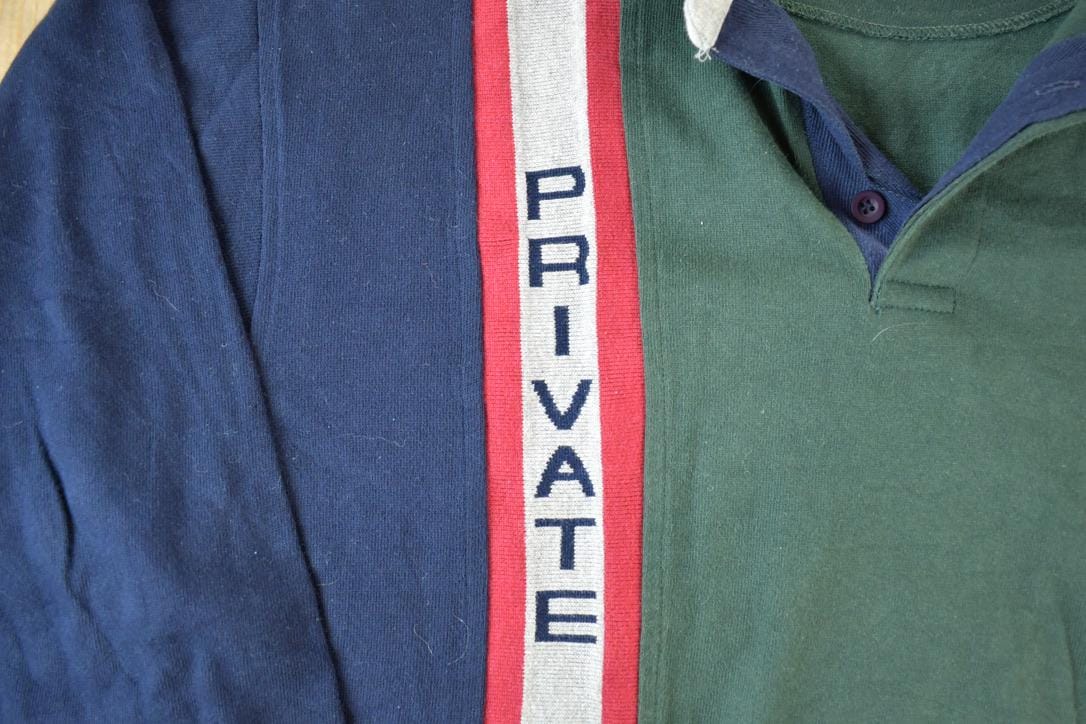 Vintage 1990s Private Sport Quarter Button Up Shirt Men's Large - Image 6