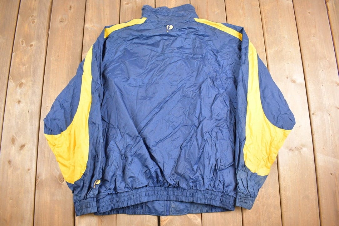 Vintage 1990s Pro Player Indiana Pacers NBA Windbreaker Jacket Men's XL - Image 4