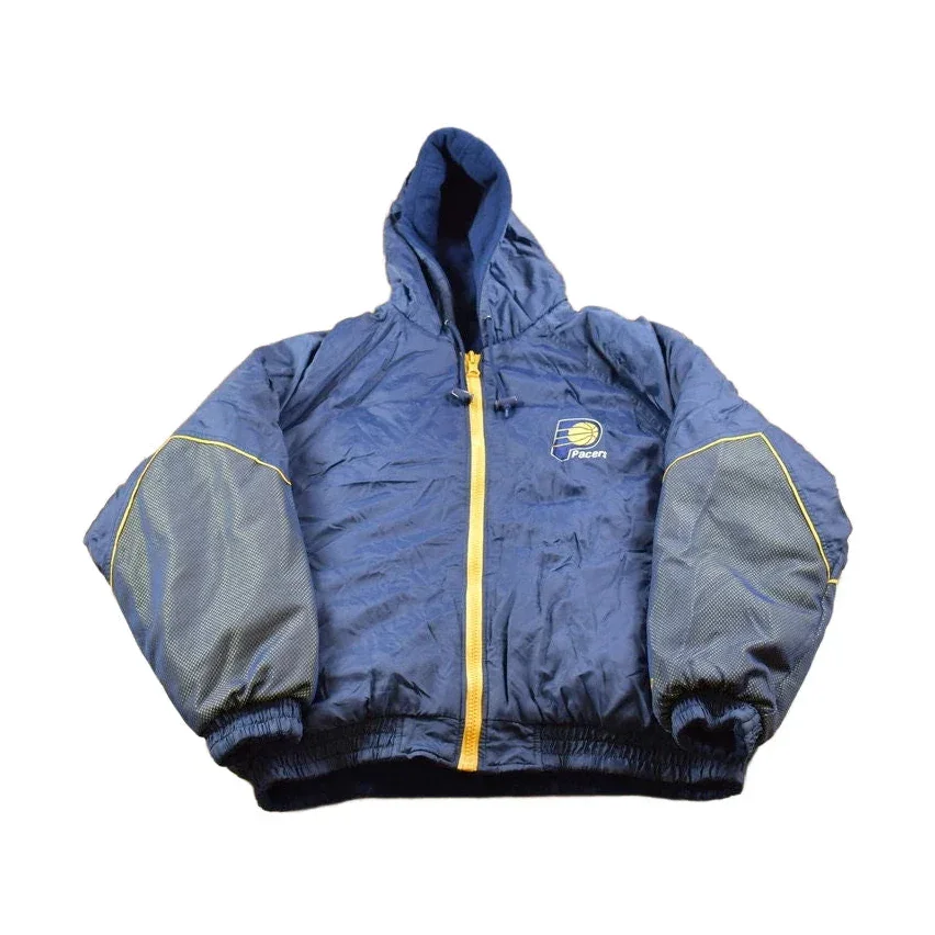 Vintage 1990s Pro Player Indiana Pacers NBA Winter Jacket Men's Large - Image 2