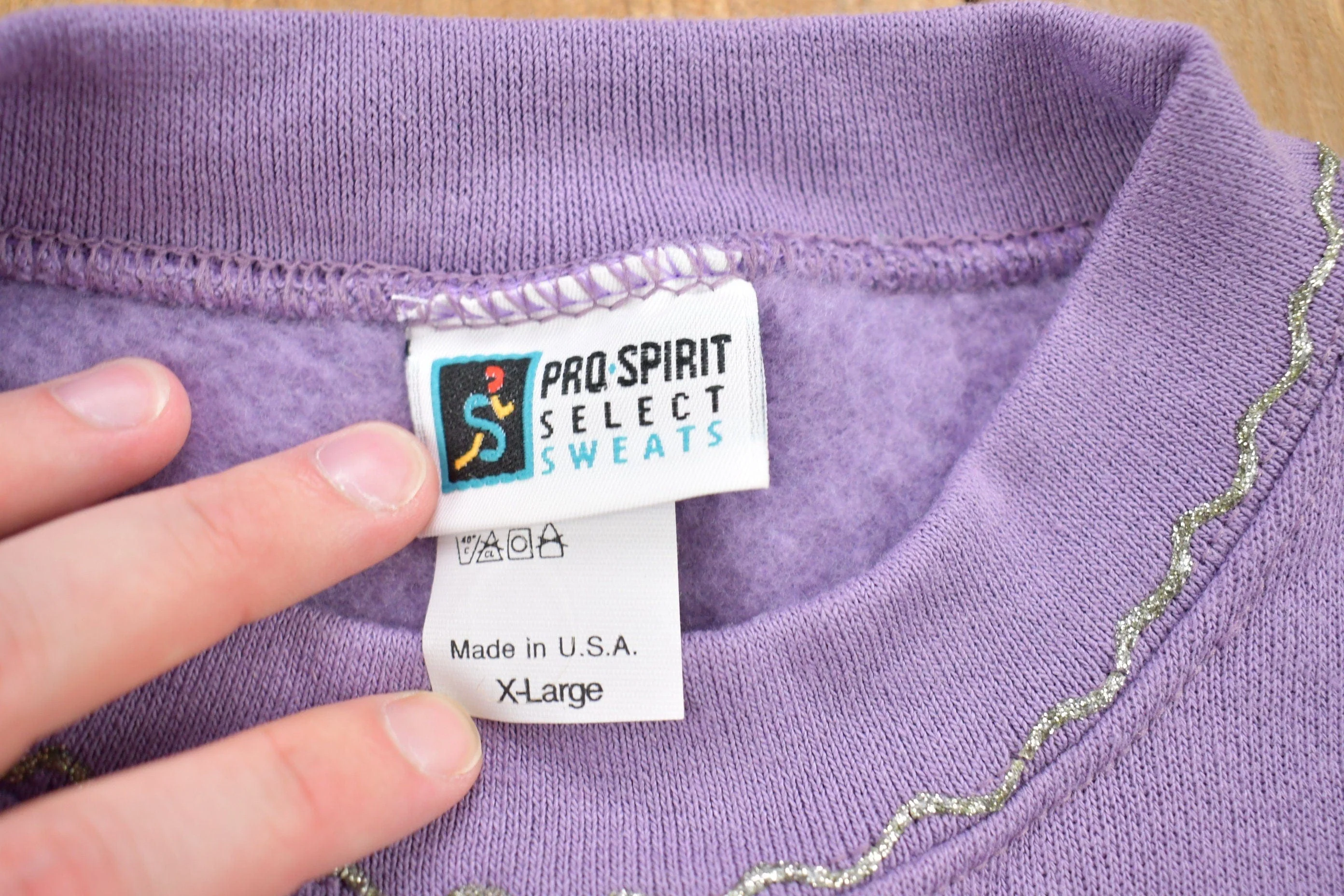 Vintage 1990s Pro Spirit Dove Theme Crewneck Sweater Women's XL - Image 3