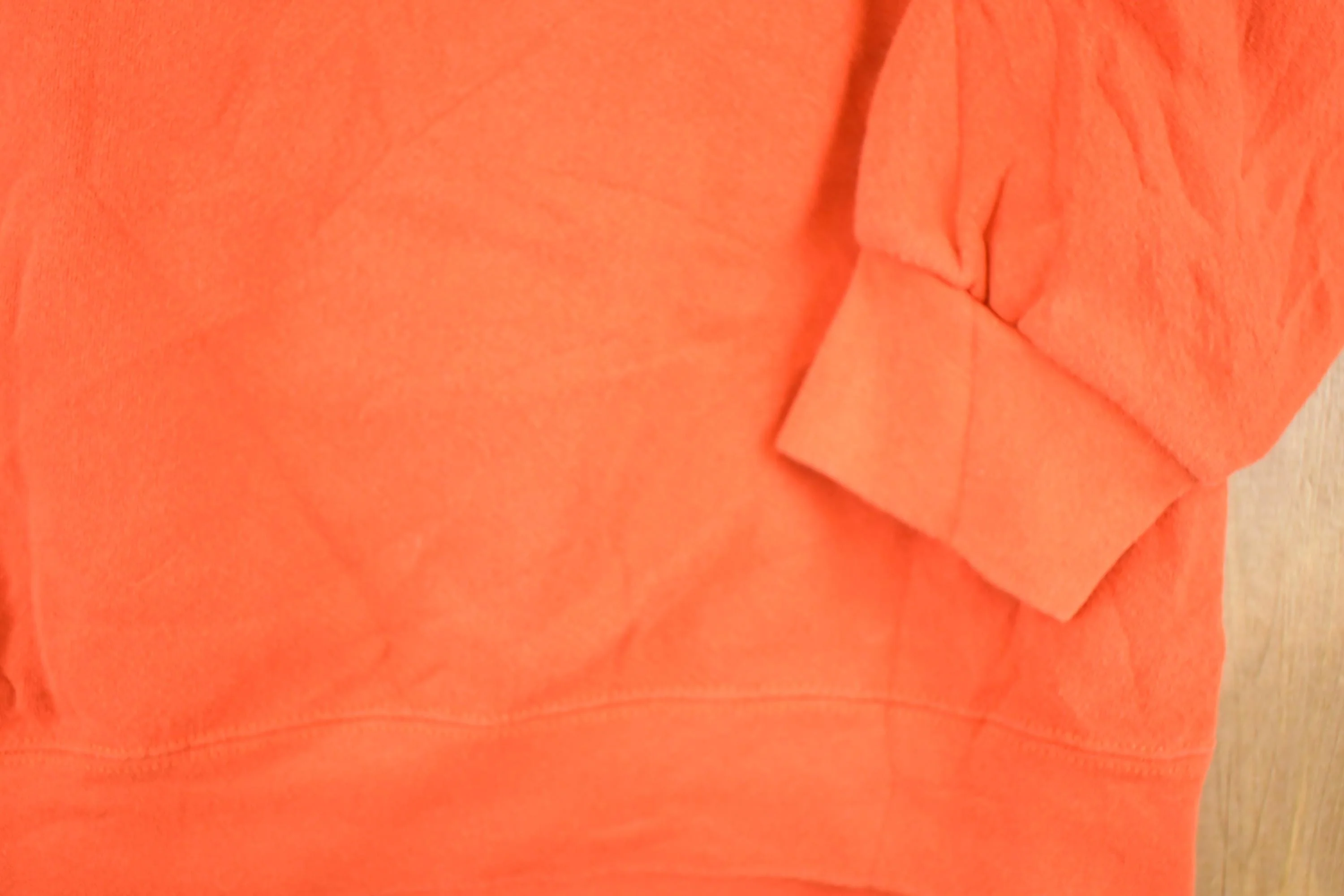 Vintage 1990s Prospirit Blank Orange Souvenir Crewneck Sweatshirt Men's L - Image 3