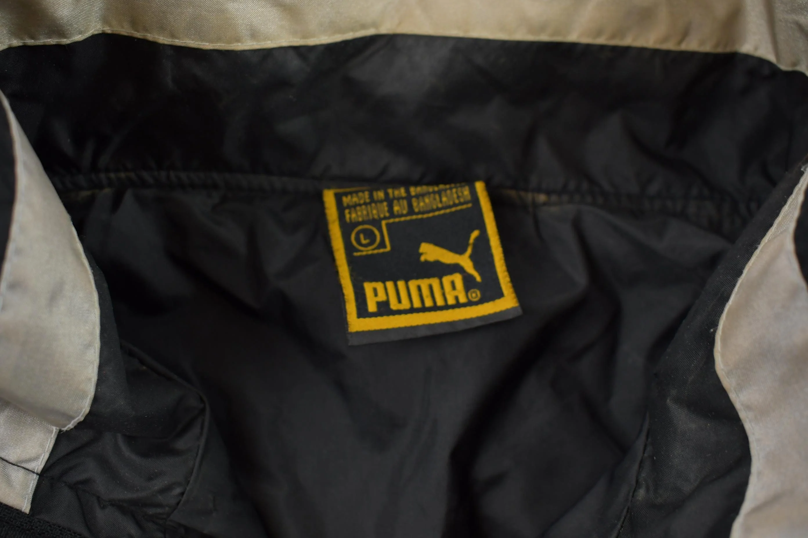 Vintage 1990s Puma Full Zip Windbreaker Jacket Men's XL - Image 3