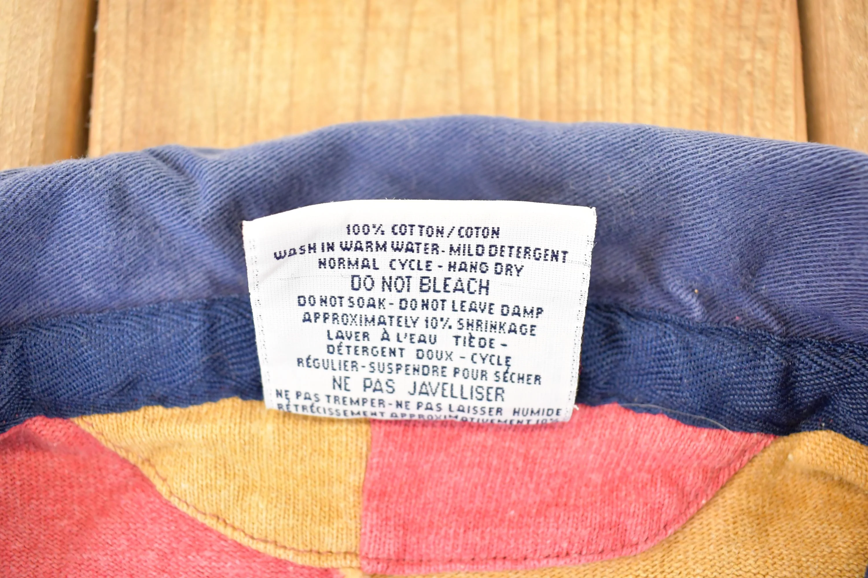 Vintage 1990s Quarter Button Barbarian Colour Block Button Up Rugby Shirt Men's L - Image 5
