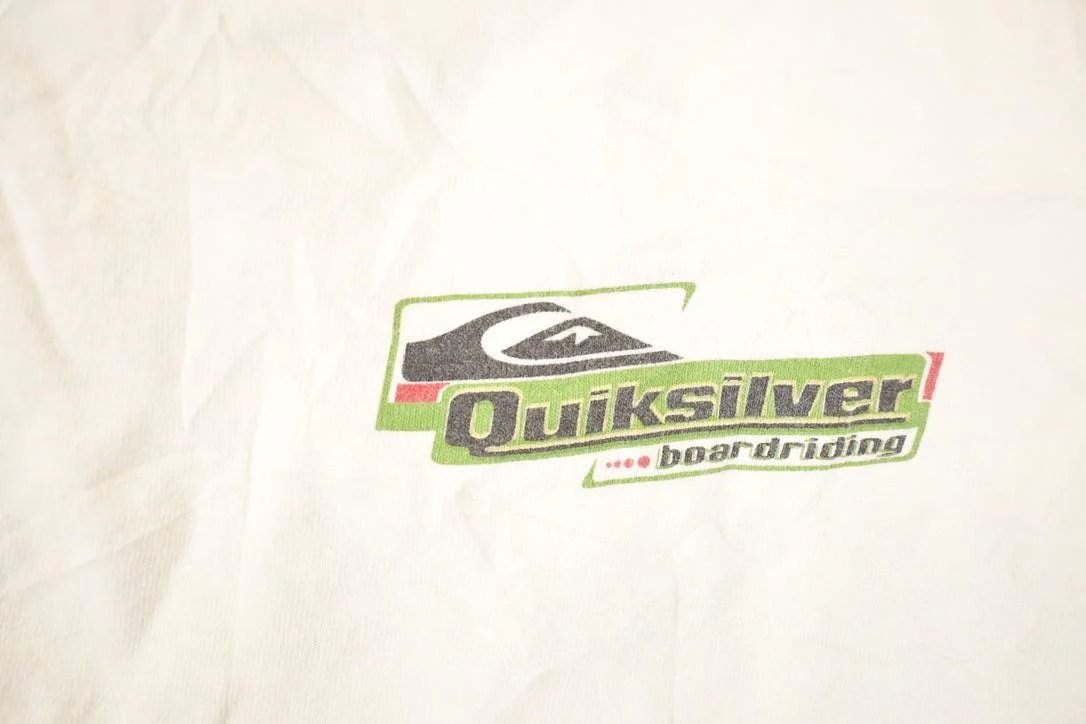 Vintage 1990s Quicksilver Souvenir Boarding Tank Top Men's M - Image 4