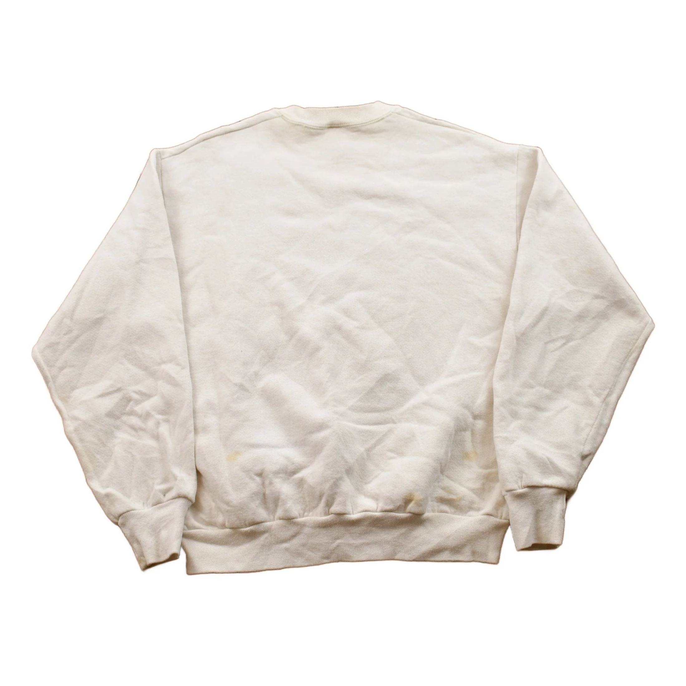 Vintage 1990s Quilting Theme Crewneck Sweater Men's XS - Image 2