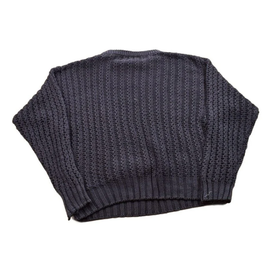 Vintage 1990s Rafferty Blank Knitted Crewneck Sweater Men's S - Image 2