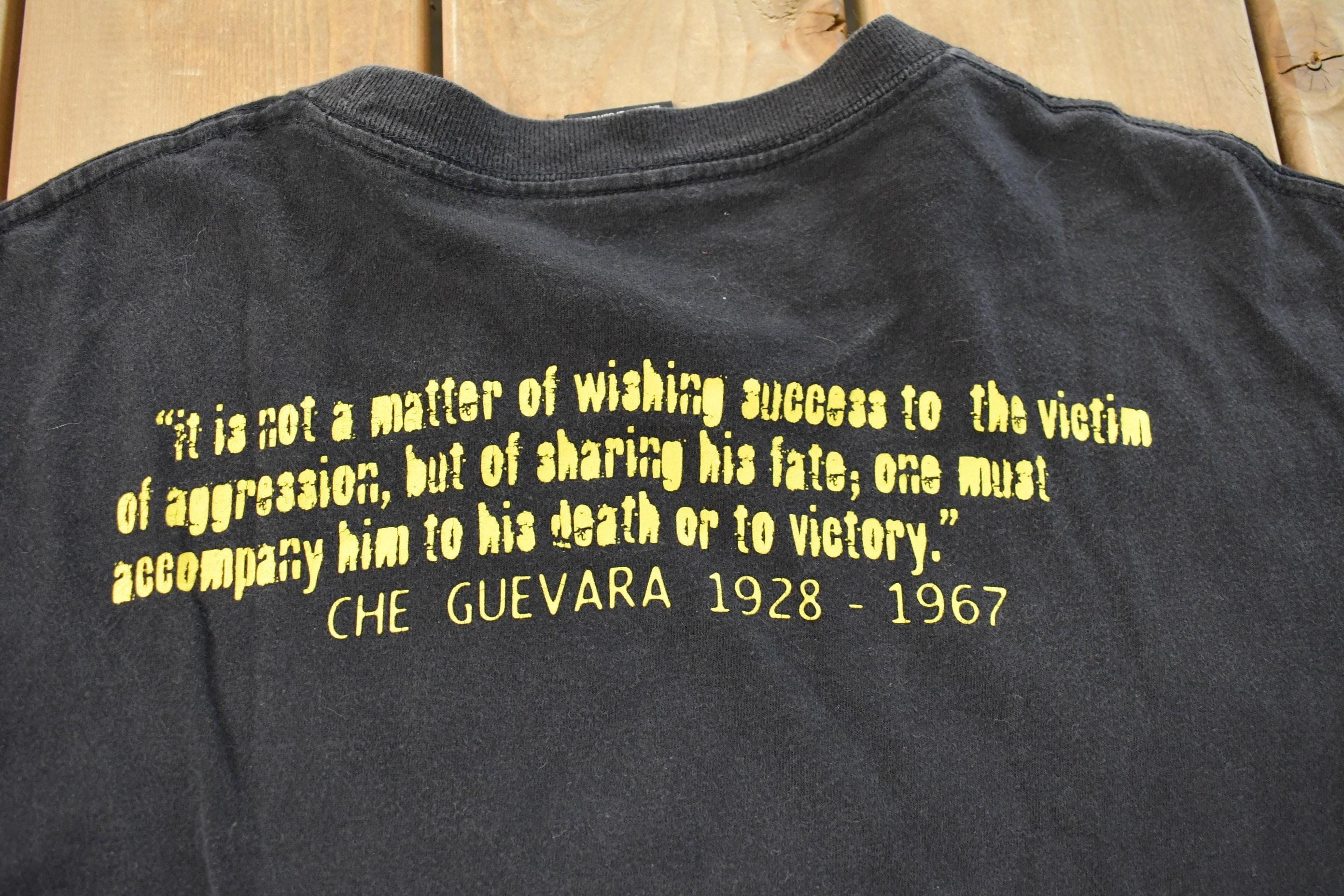 Vintage 1990s Rage Against The Machine Che Guevara Graphic Band T-Shirt Men's XL - Image 9
