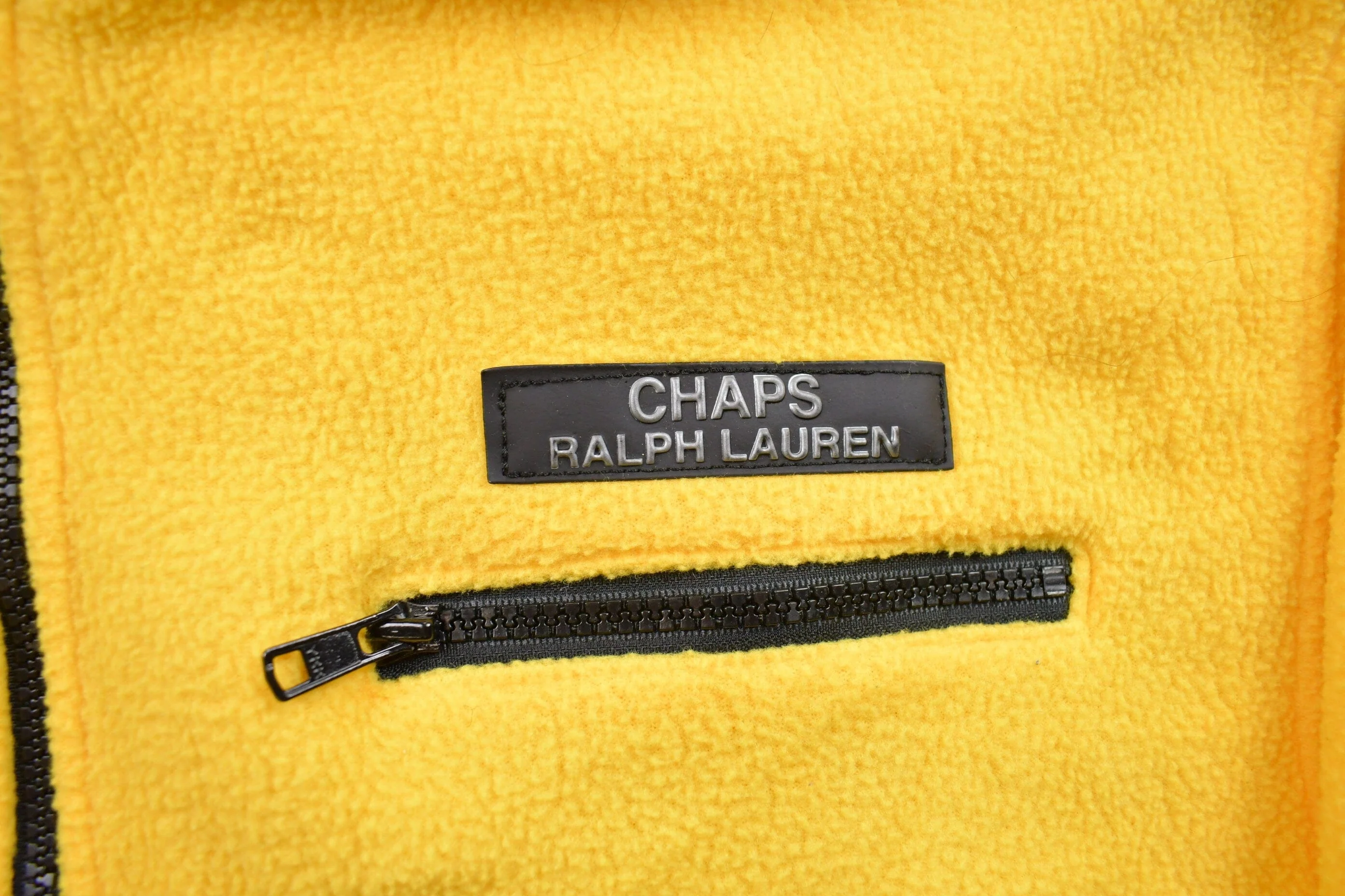 Vintage 1990s Ralph Lauren Chaps Fleece Sweater Men's Medium - Image 4