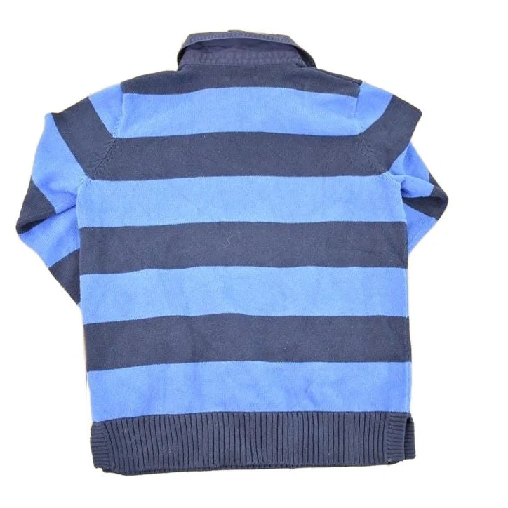Vintage 1990s Ralph Lauren Quarter Button Knit Crewneck Sweater Men's S - Image 2