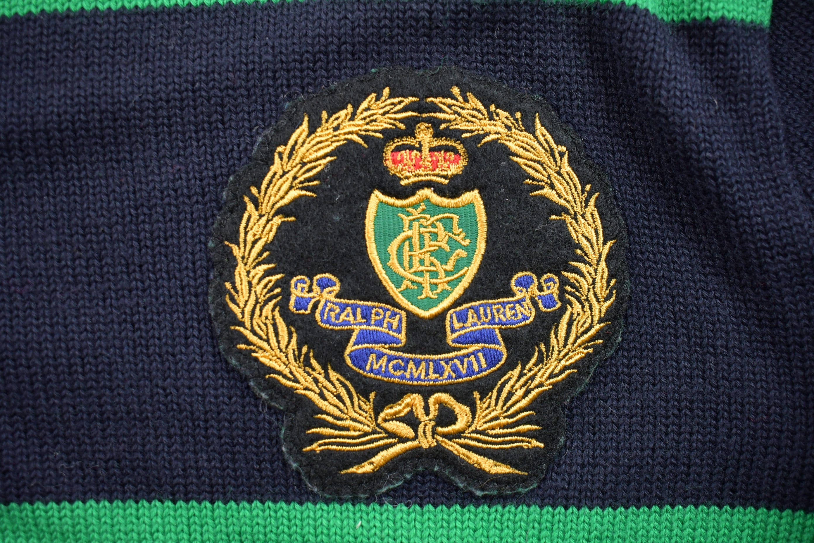 Vintage 1990s Ralph Lauren Sport Knitted Crewneck Sweater Men's 2XS - Image 4