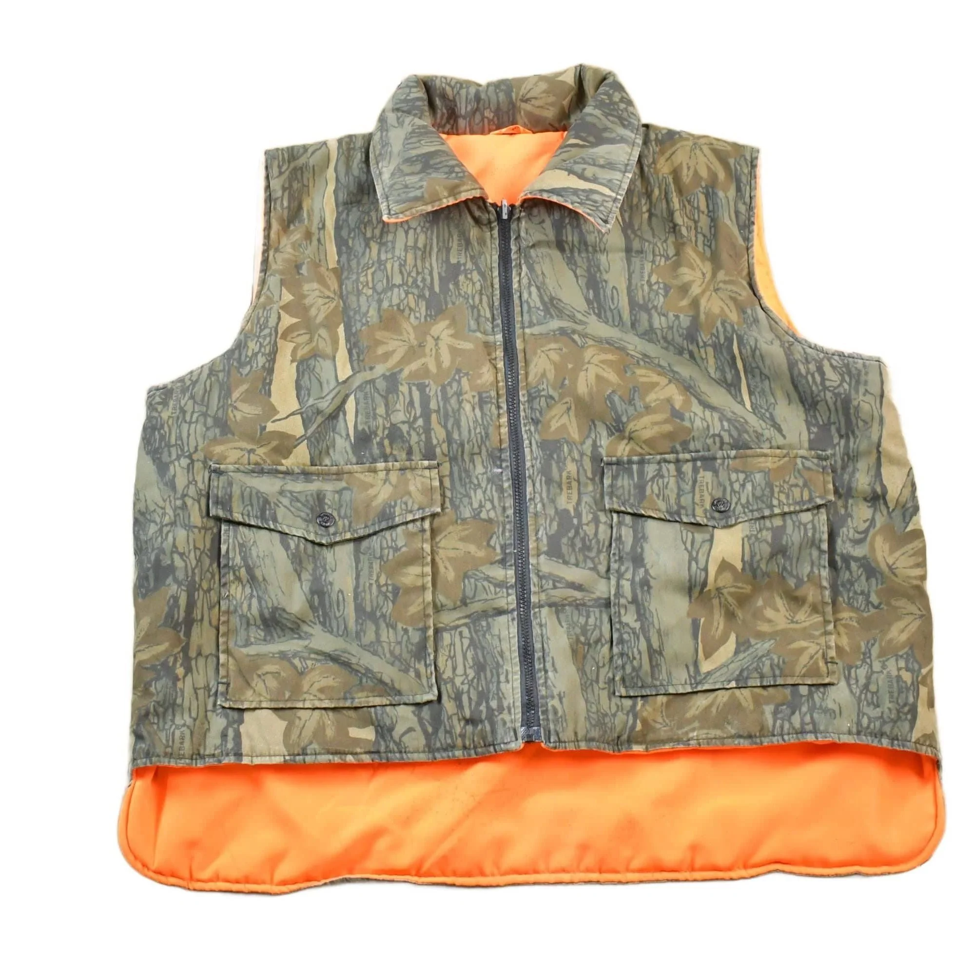 Vintage 1990s Realtree Camo Puffer Vest Jacket Men's XL