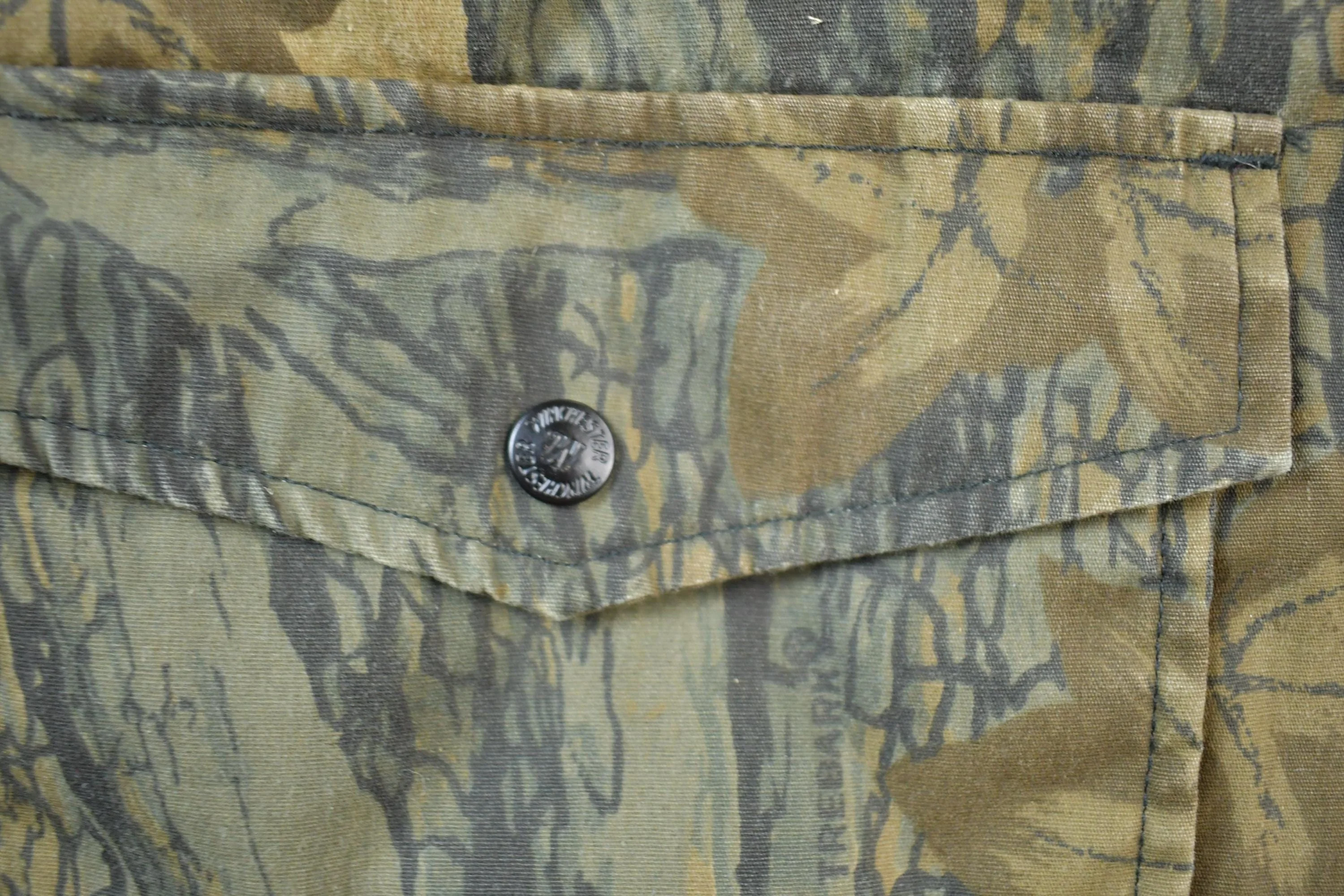 Vintage 1990s Realtree Camo Puffer Vest Jacket Men's XL - Image 5