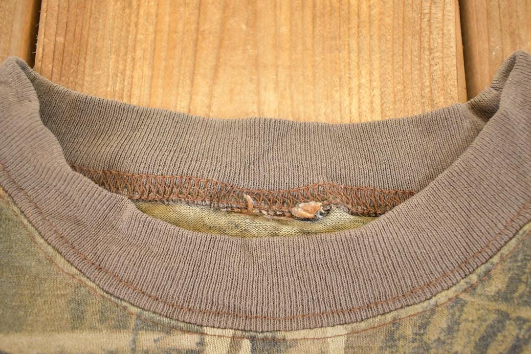 Vintage 1990s Realtree Camo Souvenir Crewneck Shirt Men's L - Image 5