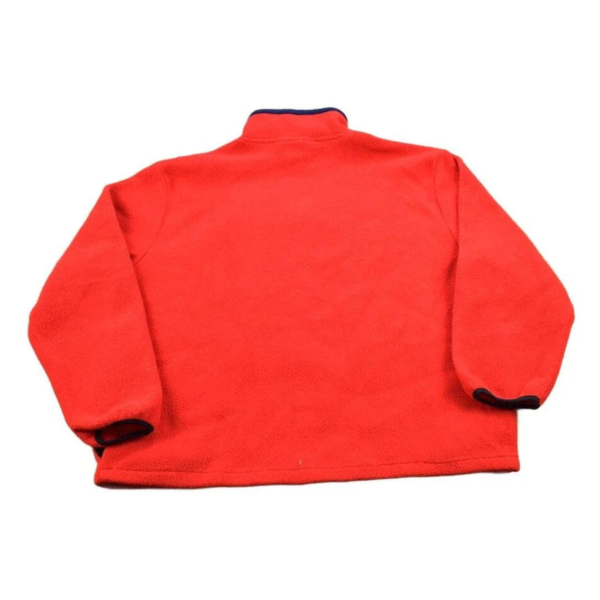 Vintage 1990s Red Head Quarter Zip Fleece Sweater Men's 2XL - Image 2