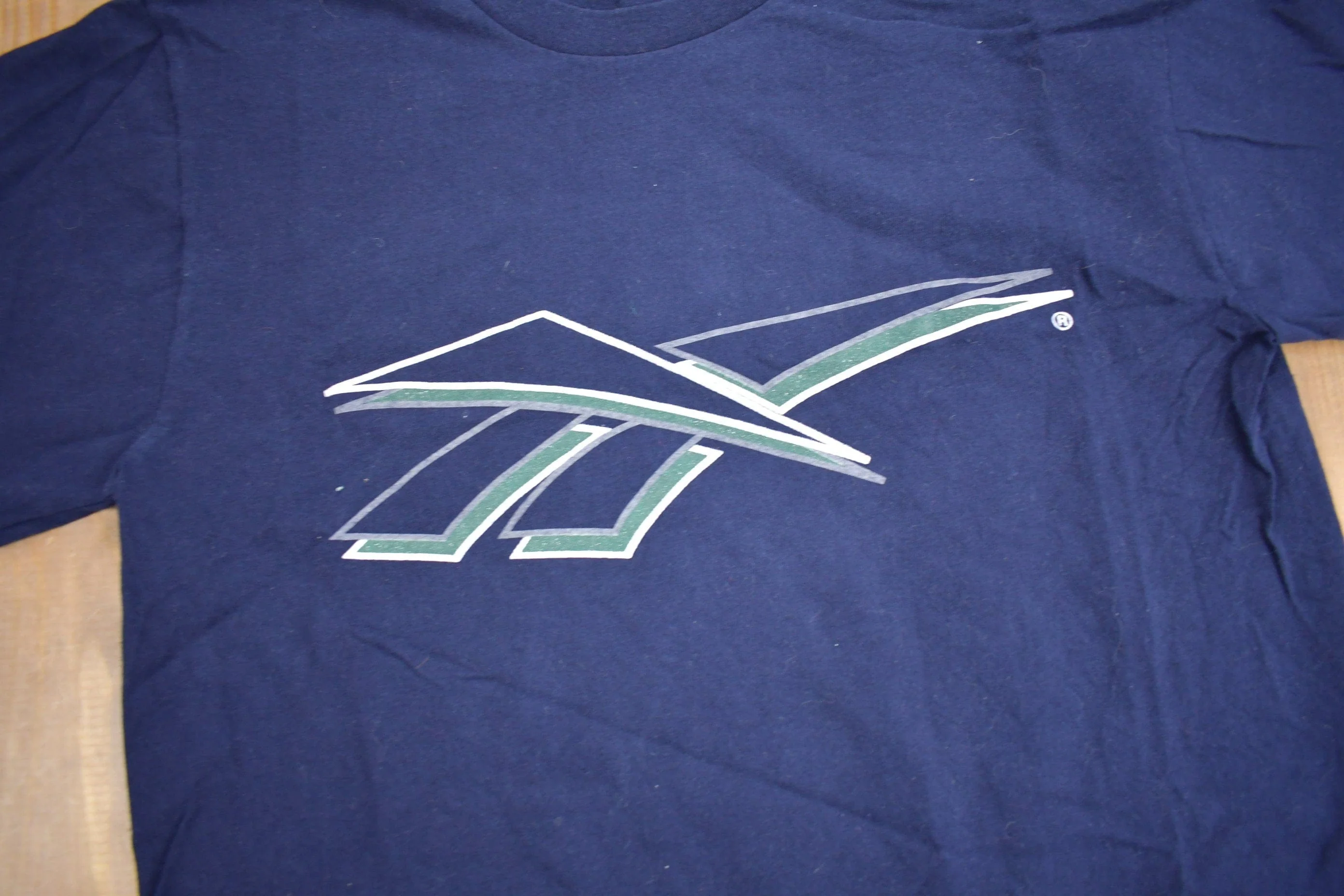 Vintage 1990s Reebok Long Sleeve Graphic T Shirt Men's Medium - Image 3
