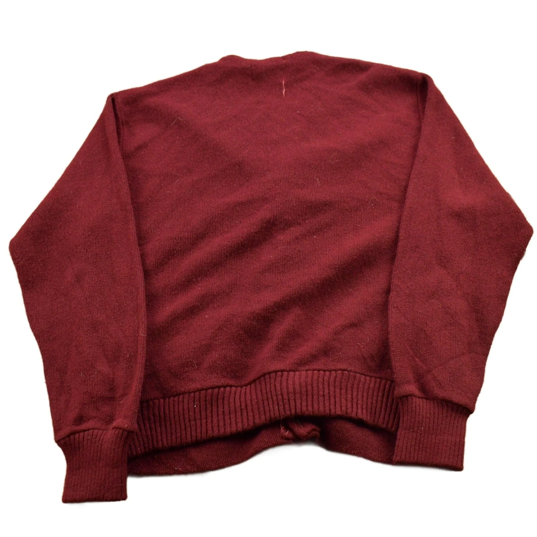 Vintage 1990s Richman Brothers 100% Virgin Orlon Acrylic Knitted Cardigan Sweater Men's S - Image 2