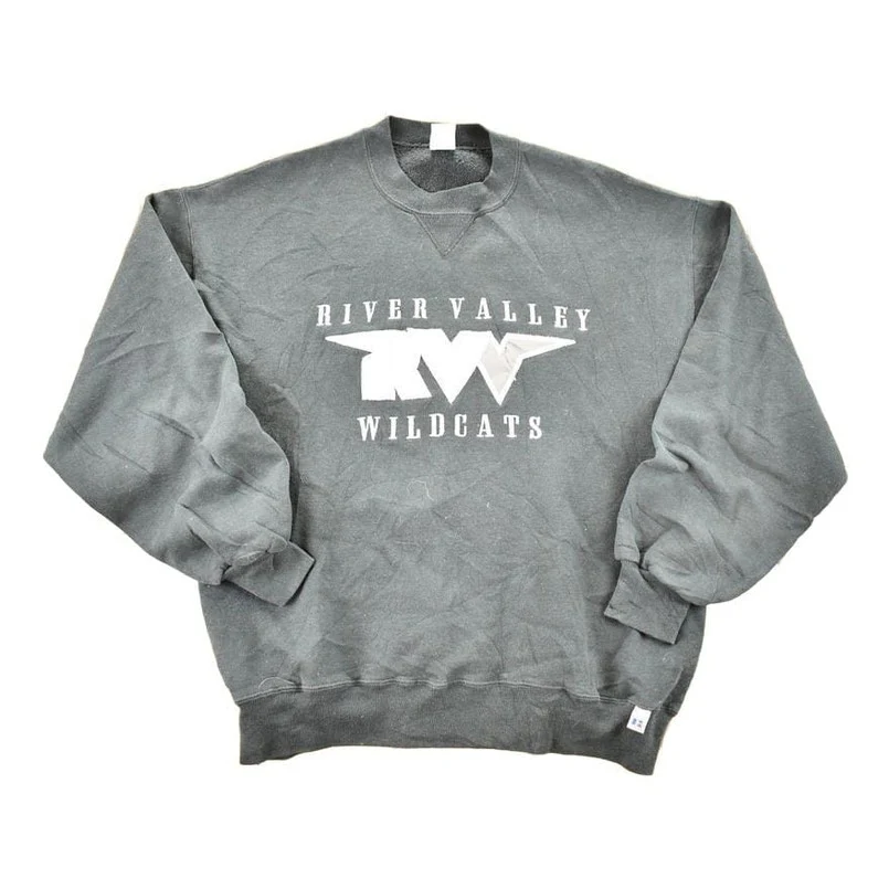 Vintage 1990s River Valley Wildcats Russell Crewneck Sweatshirt Men's M