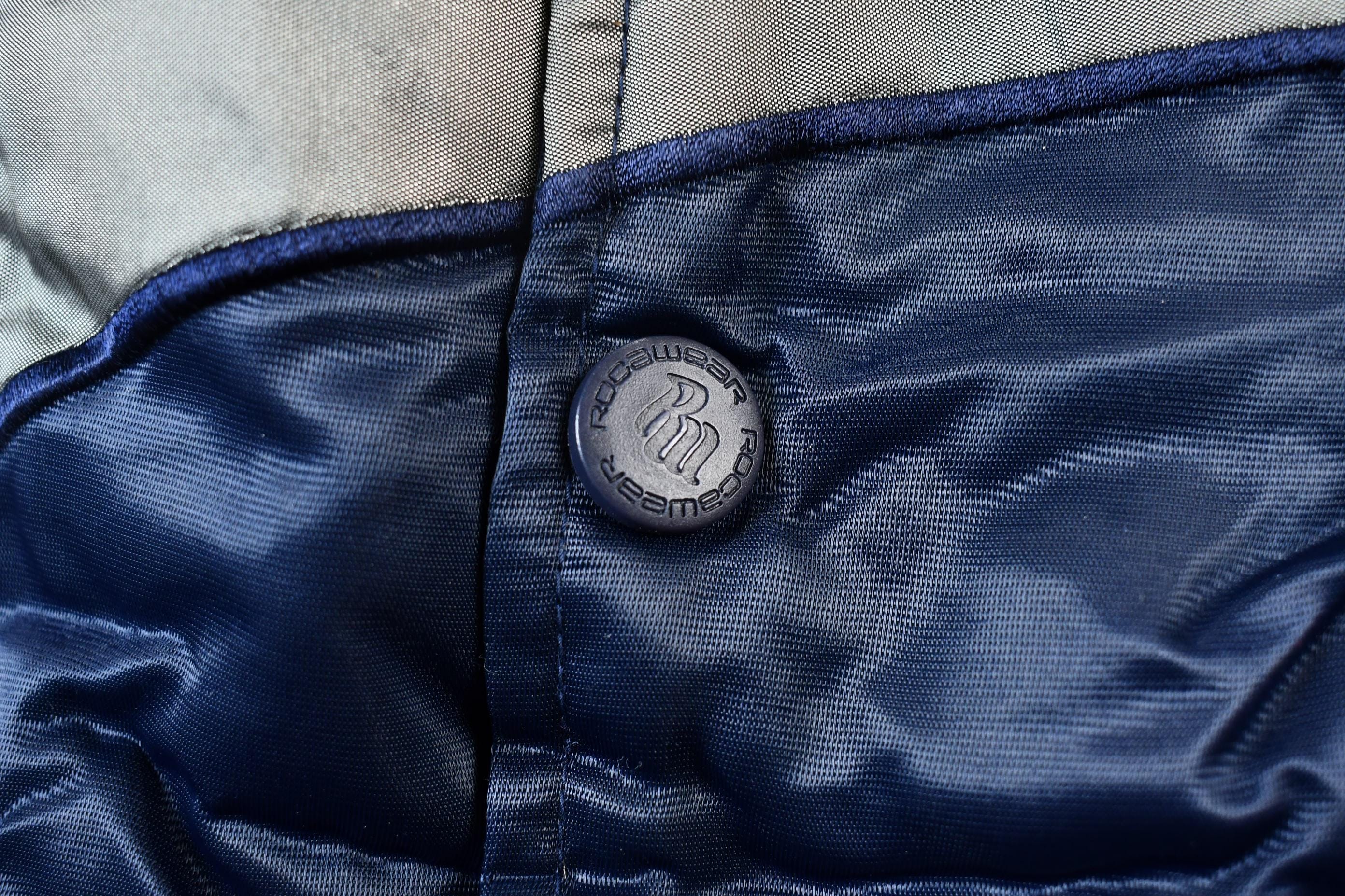 Vintage 1990s Rocawear Embroidered Snap Button Satin Bomber Jacket Men's Large - Image 7