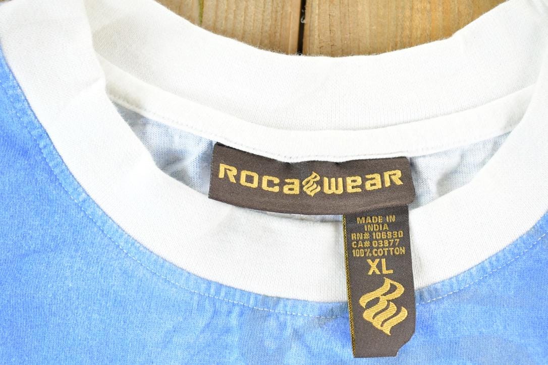 Vintage 1990s Rocawear Hip Hop T-Shirt Men's XL - Image 3
