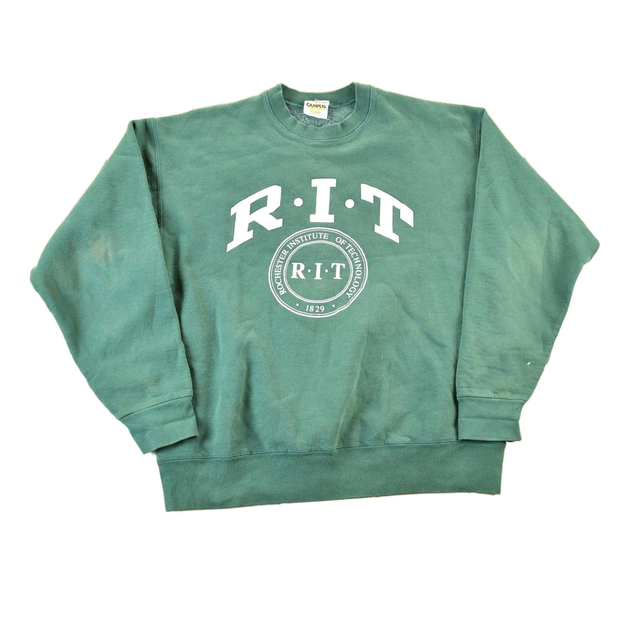 Vintage 1990s Rochester Institute Of Technology Crewneck Mens XL