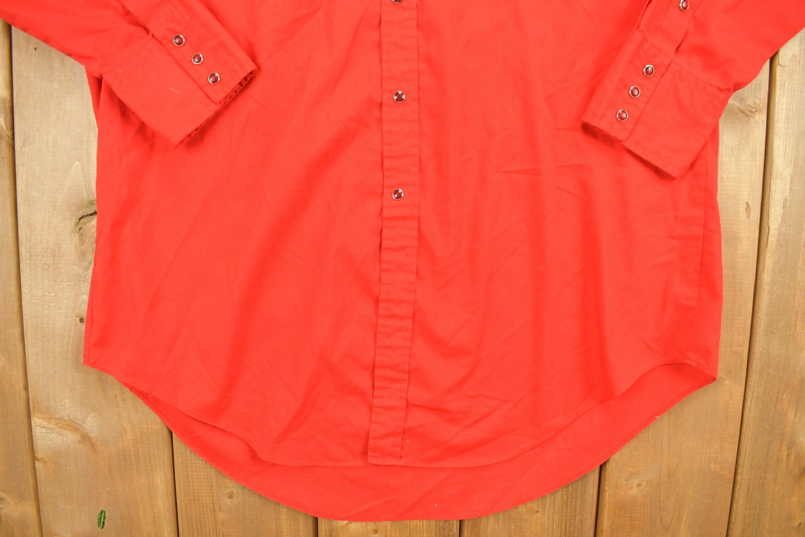 Vintage 1990s Rock Creek Ranch Wester Button Up Shirt Men's XL - Image 4