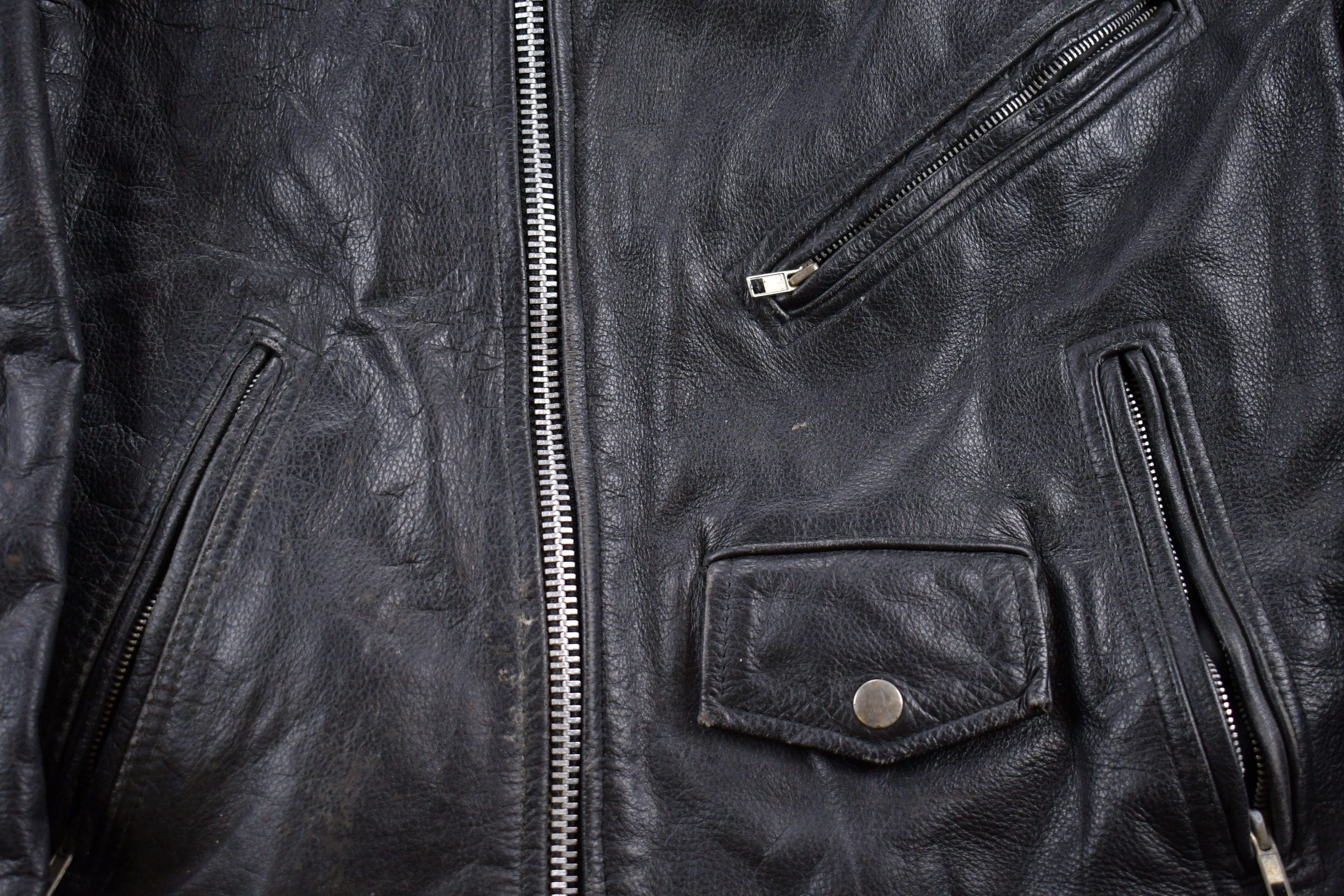 Vintage 1990s Rocky Mountain Hides Leather Jacket Men's Medium - Image 3
