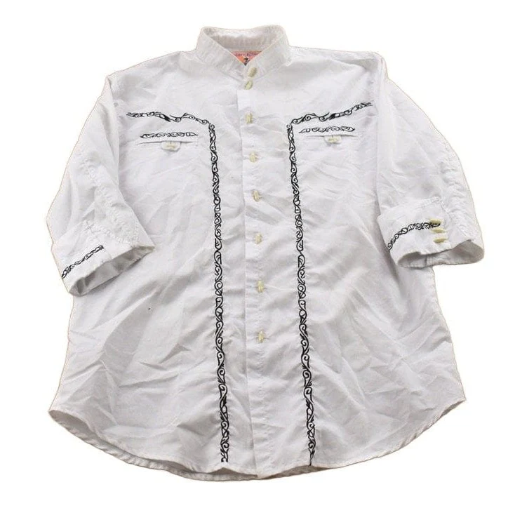 Vintage 1990s Rodeo Rider Button Up Shirt Men's Large
