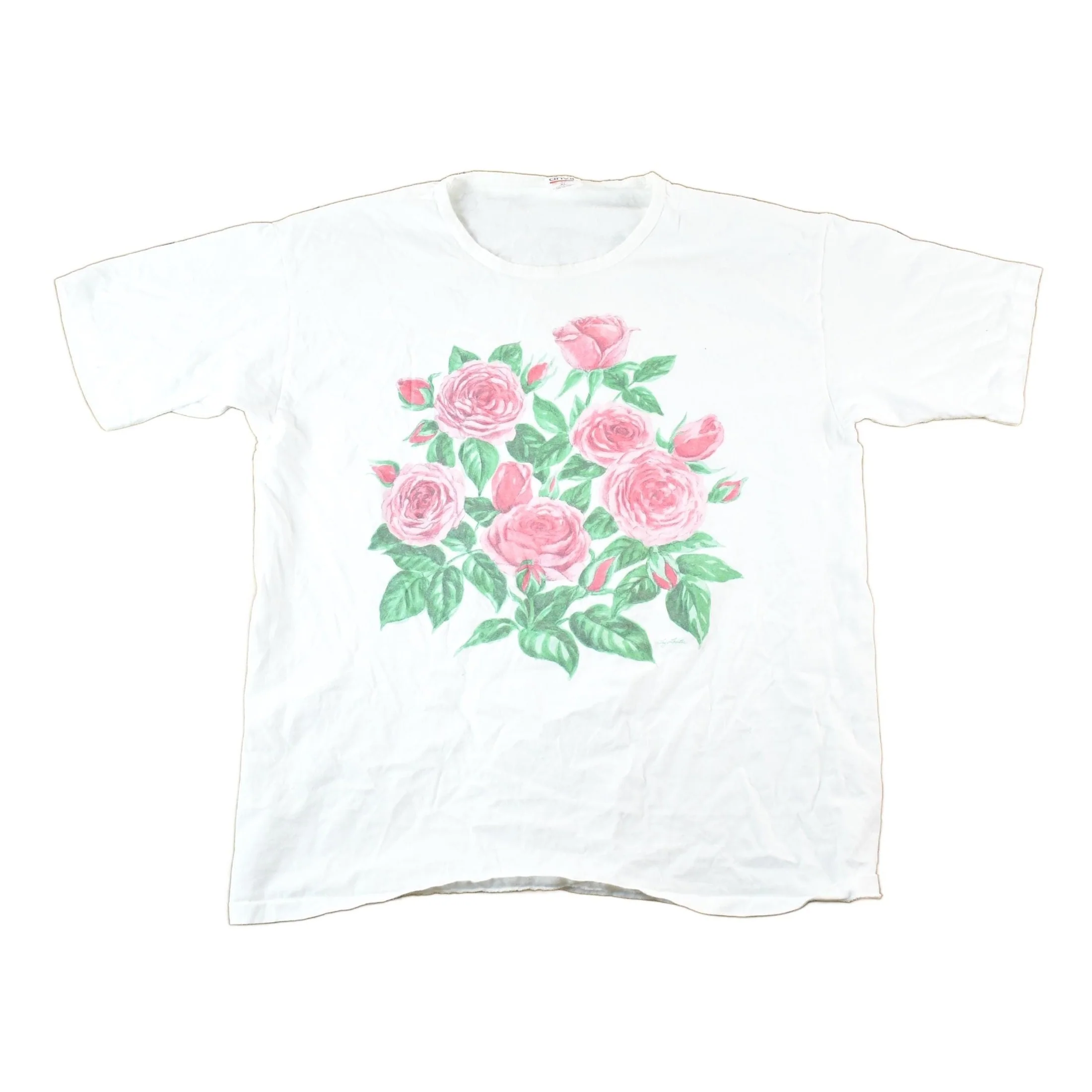 Vintage 1990s Rose Bush Souvenir T-Shirt Women's XL