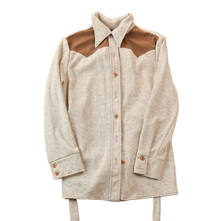 Vintage 1990s rrrruss South Western Style Button Up Rodeo Shirt Women's M