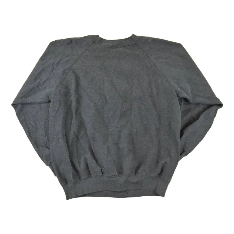 Vintage 1990s Ruff Cut Graphic Print Crewneck Sweatshirt Men's M - Image 2