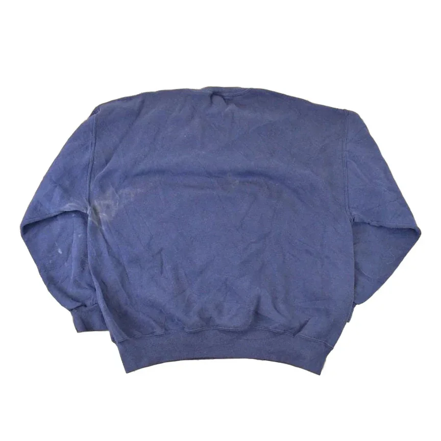Vintage 1990s Russell Athletic Blank Crewneck Sweatshirt Mens L - Image 2