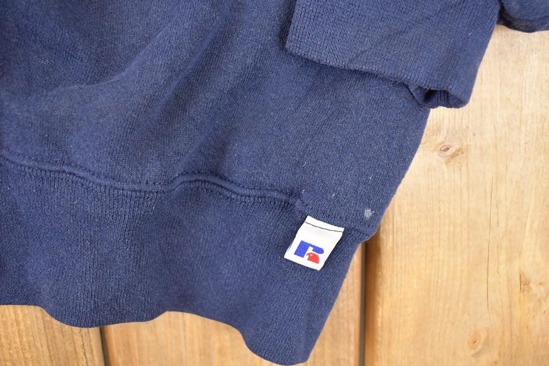 Vintage 1990s Russell Athletic Blank Crewneck Sweatshirt Mens L - Image 3