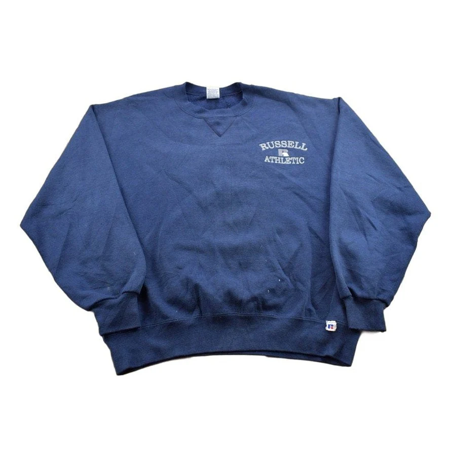 Vintage 1990s Russell Athletics Blank Crewneck Sweatshirt Men's Medium