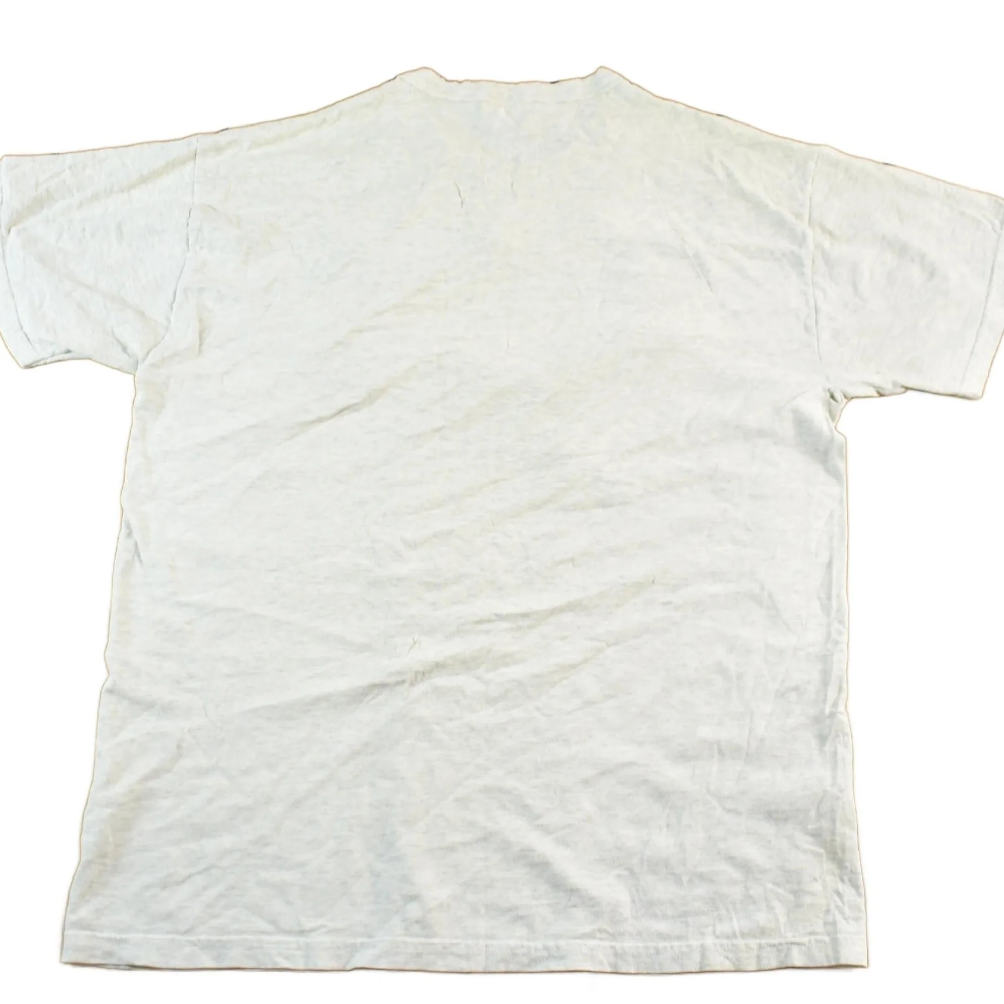 Vintage 1990s Russell Athletics Blank Embroidered T-Shirt Men's Large Men's Medium - Image 2