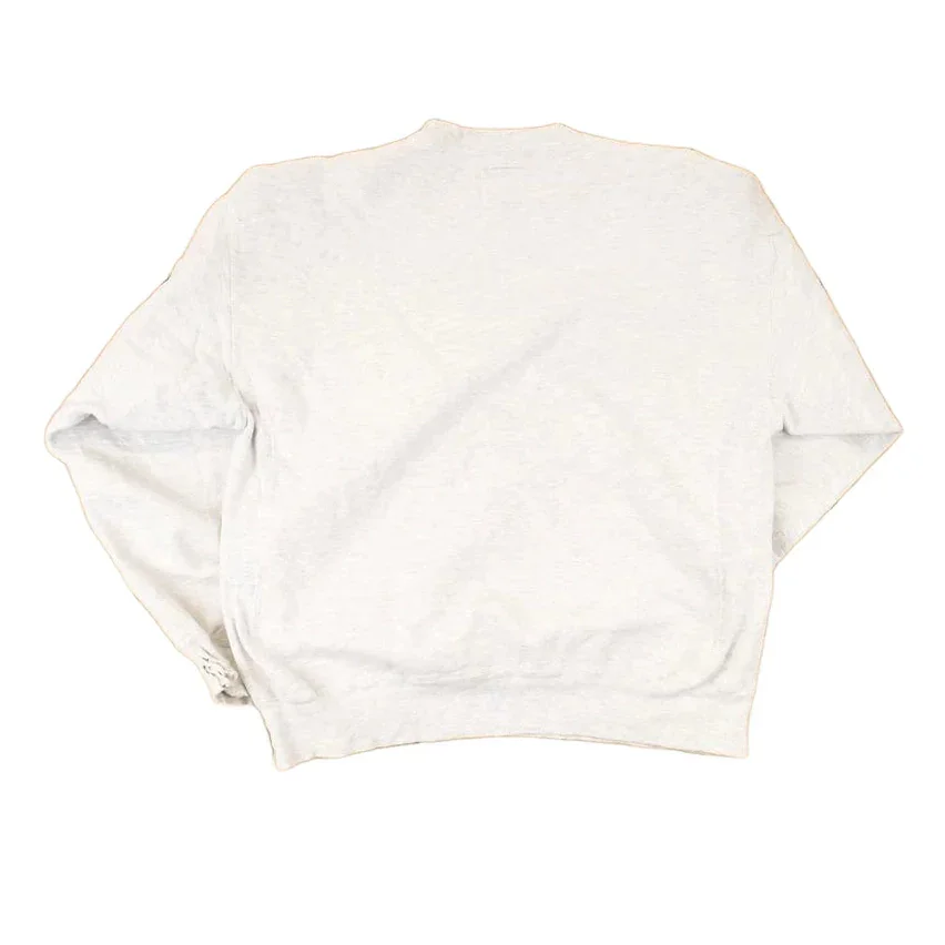 Vintage 1990s Russell Pro Cotton Dells Boat Co Heavyweight Crossgrain Crewneck Sweatshirt Men's L - Image 2